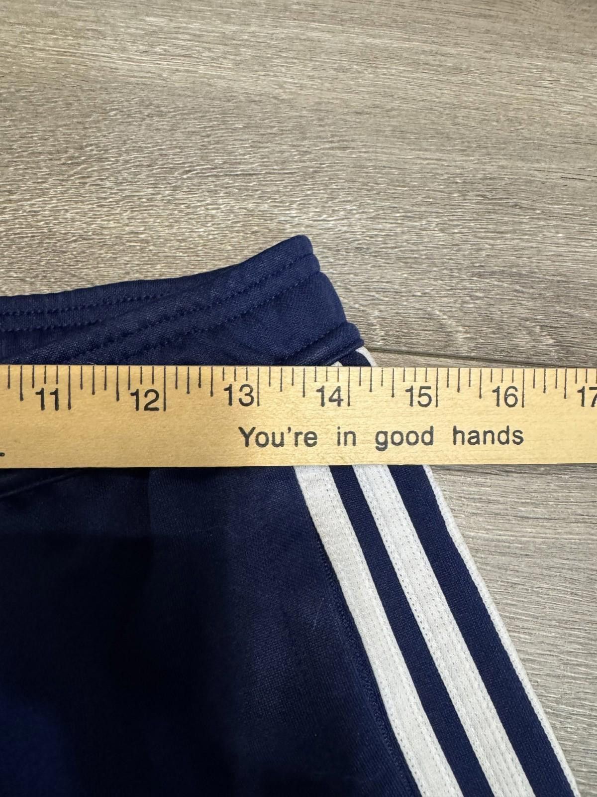 Adidas Adidas Track Pants Mens Large Navy Blue 3 Stripe Jogger Size US 32 / EU 48 - 8 Thumbnail
