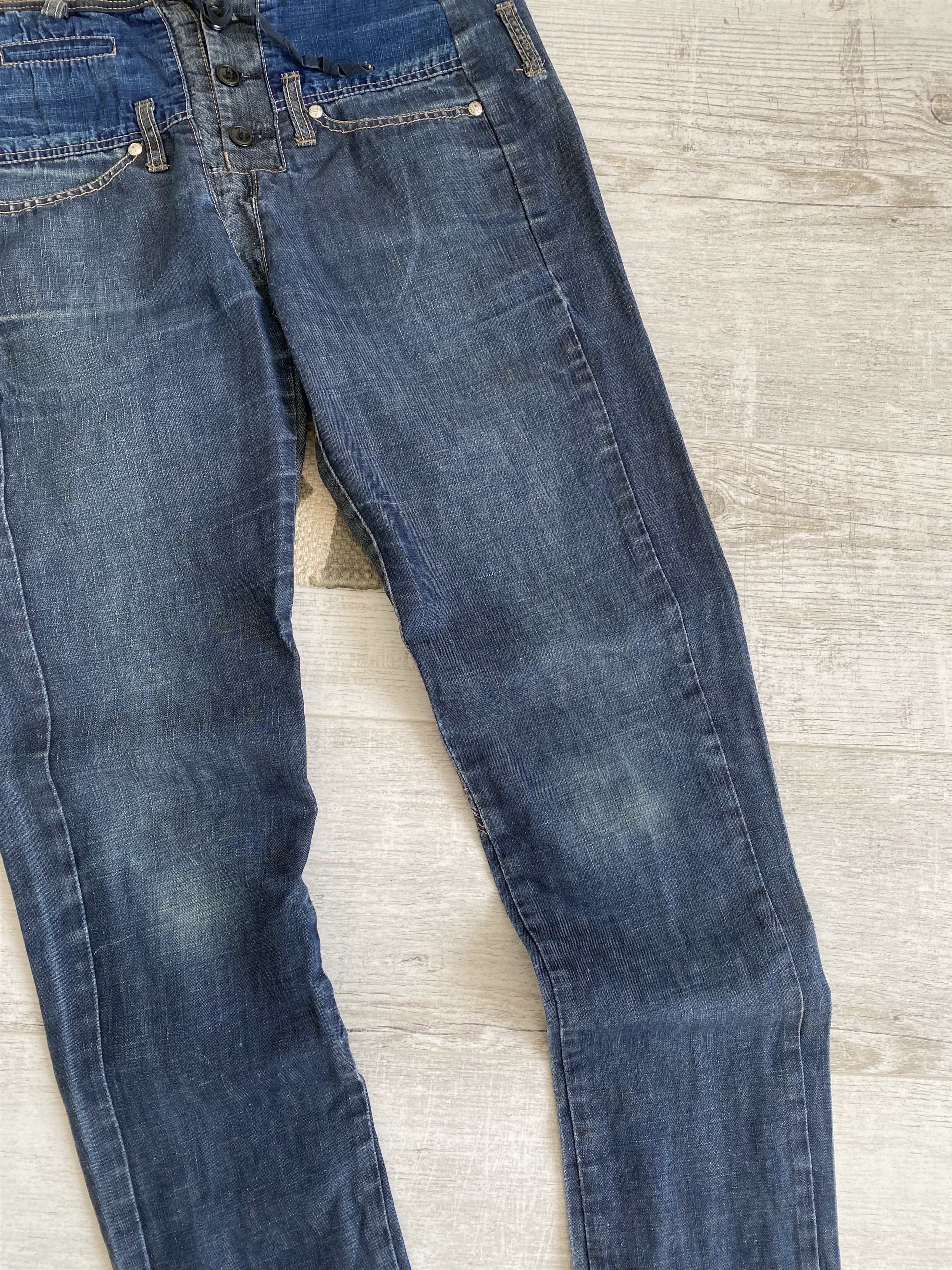 Marithe + Francois Girbaud Marithe Francois Girbaud Avant Garde Denim Slim Jeans Size 28" / US 6 / IT 42 - 4 Thumbnail