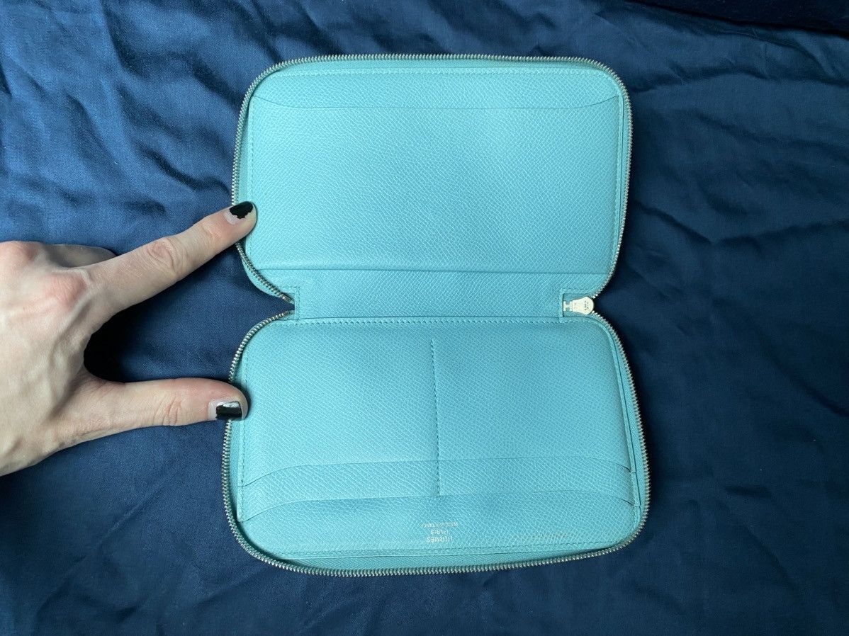 Hermes Hermes Leather Wallet Flower Optic Size ONE SIZE - 4 Thumbnail