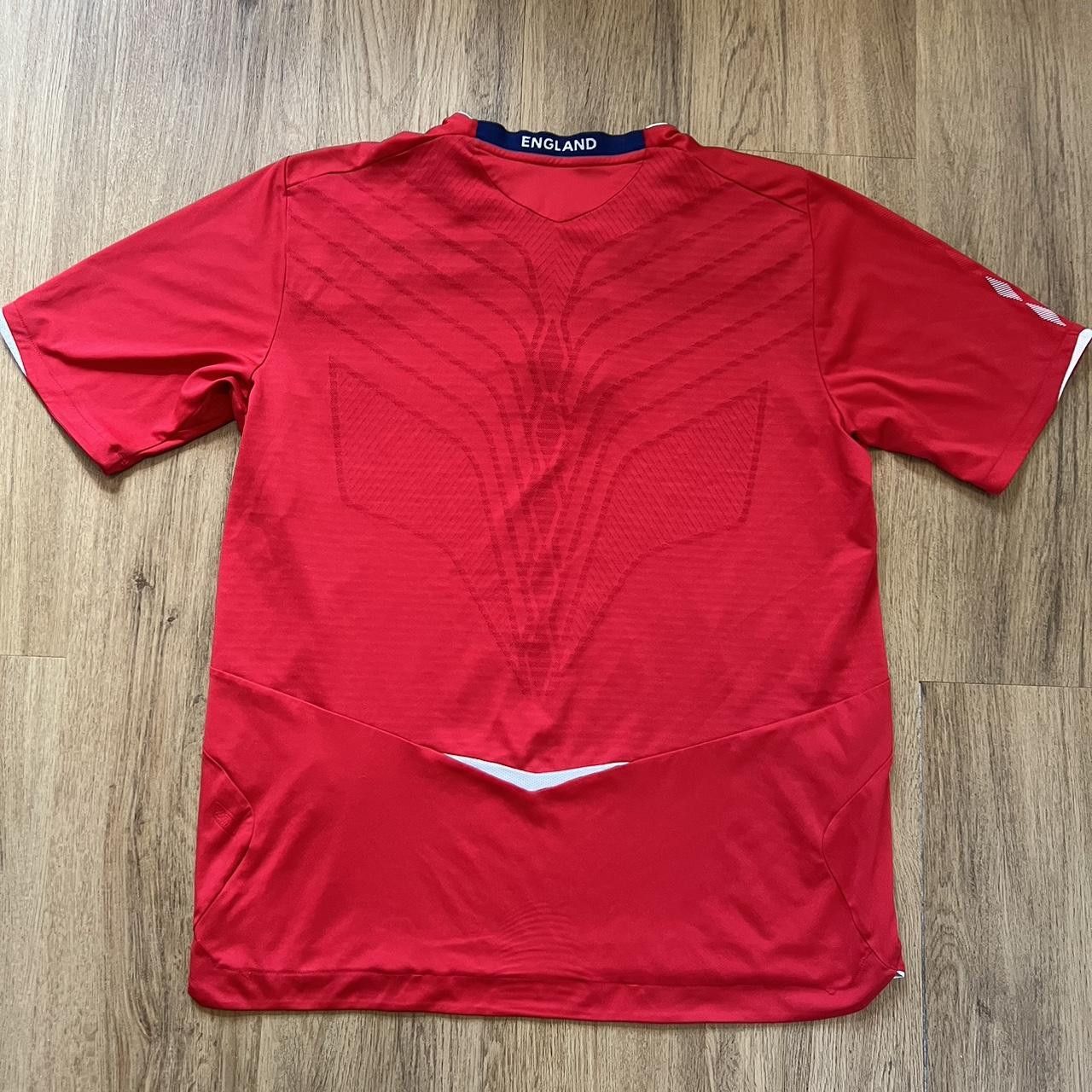Umbro 2008-10 England Away Umbro Football Shirt y2k 2000s Size US XL / EU 56 / 4 - 2 Thumbnail