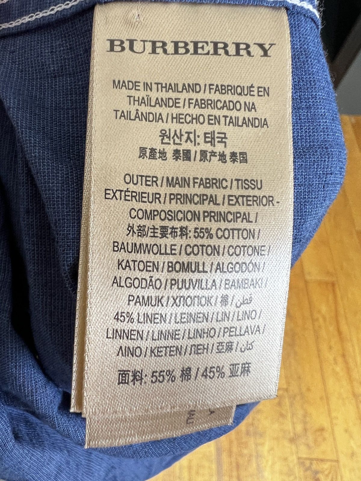 Burberry Burberry Brit Jeans Shirt Size US XL / EU 56 / 4 - 11 Thumbnail