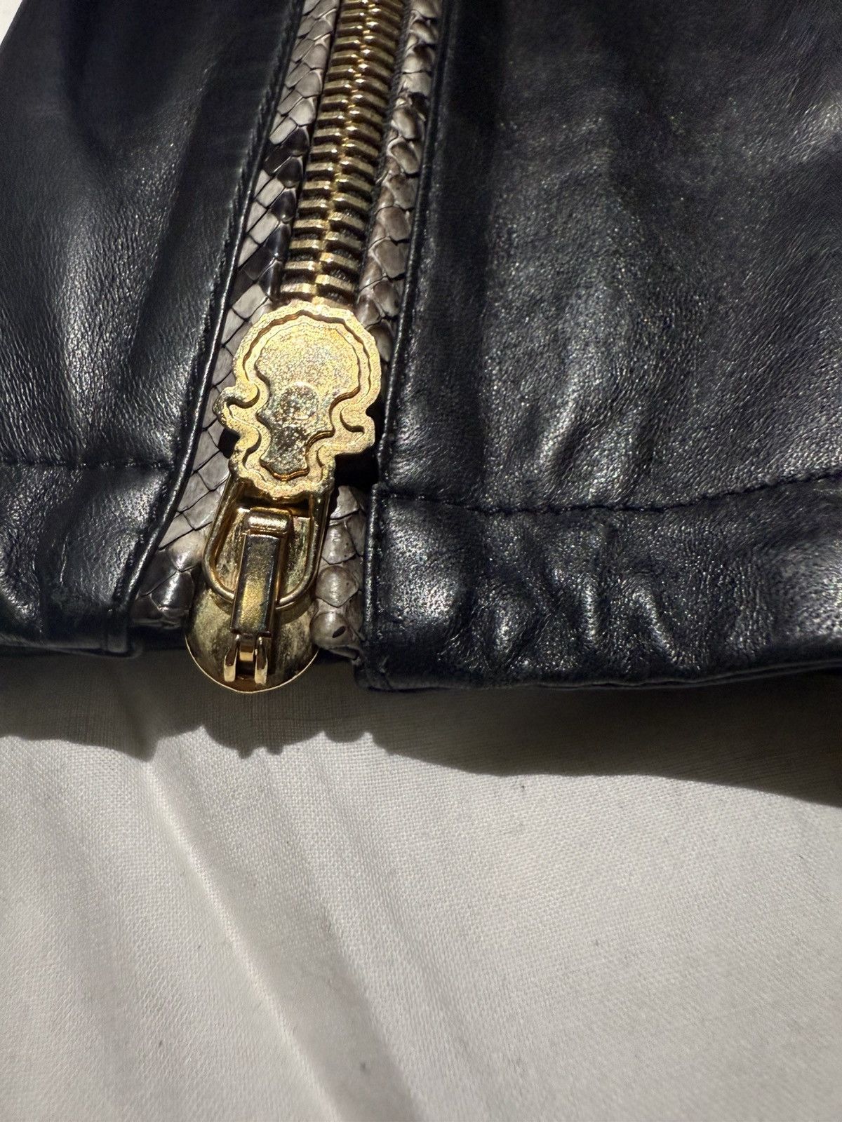Billionaire Couture Billionaire (Made In Italy) Leather Jacket Size US L / EU 52-54 / 3 - 12 Thumbnail