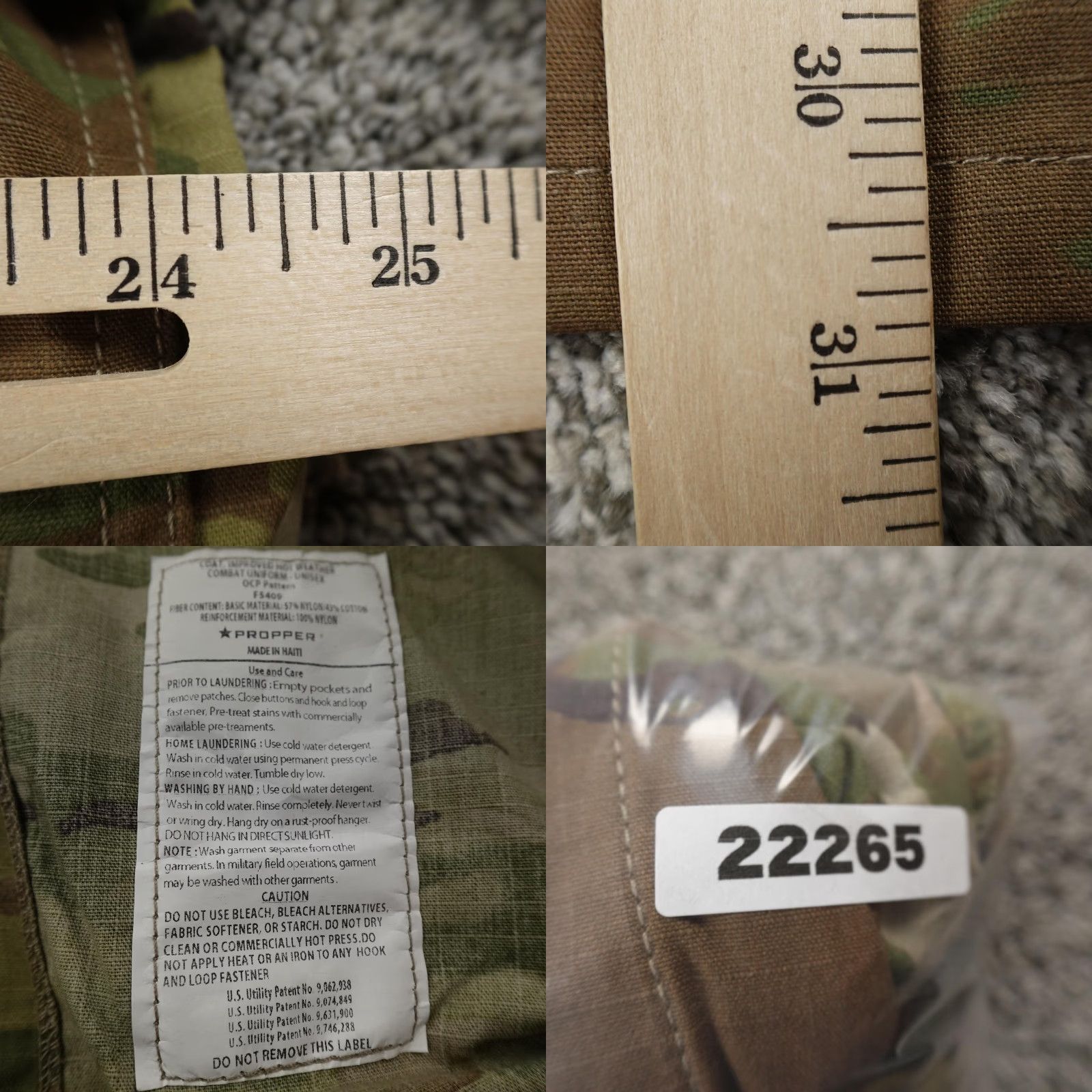 Propper Propper Coat Mens XLT Multicam OCP Camouflage Lightweight Unlined Military Jacket Size US XL / EU 56 / 4 - 8 Thumbnail