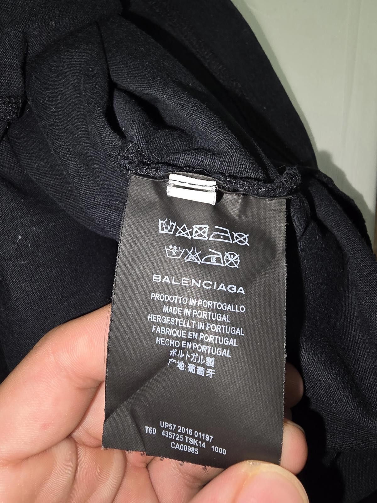 Balenciaga Balenciaga Homme Black Oversized T-Shirt - SIZE M (Fits XL) Size US M / EU 48-50 / 2 - 4 Thumbnail