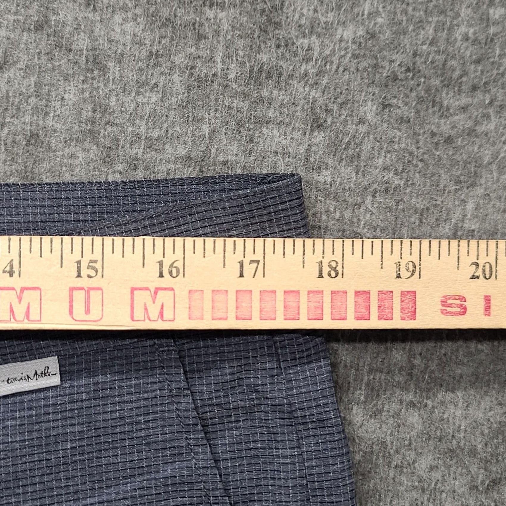 TravisMathew Travis Mathew Shorts Mens 34 Regular Fit Beckladd Stretch Golf Performance Geometric Twill Chino Moisture Wicking Quick Dry Pockets Gray Size US 34 / EU 50 - 4 Thumbnail