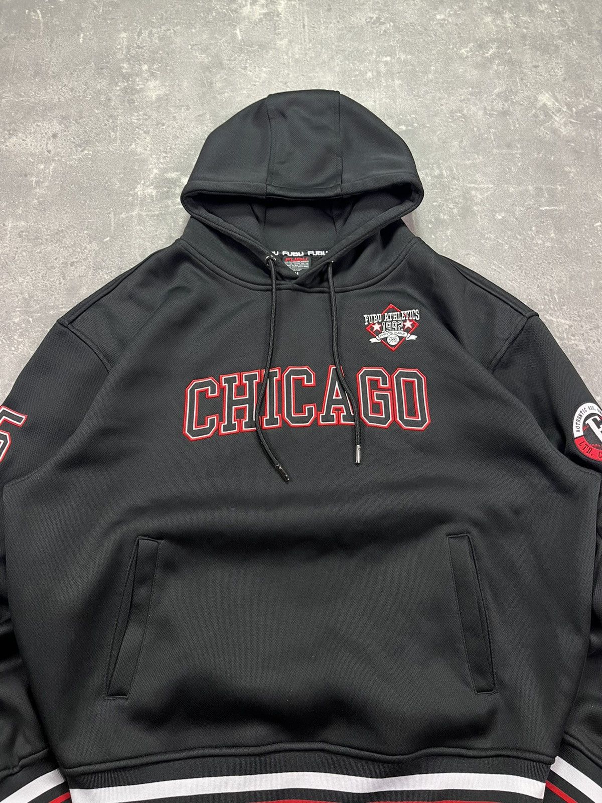 Fubu 00s Fubu Chicago Big Logo Boxy Baggy Hoodie M L Rare Size US L / EU 52-54 / 3 - 5 Thumbnail