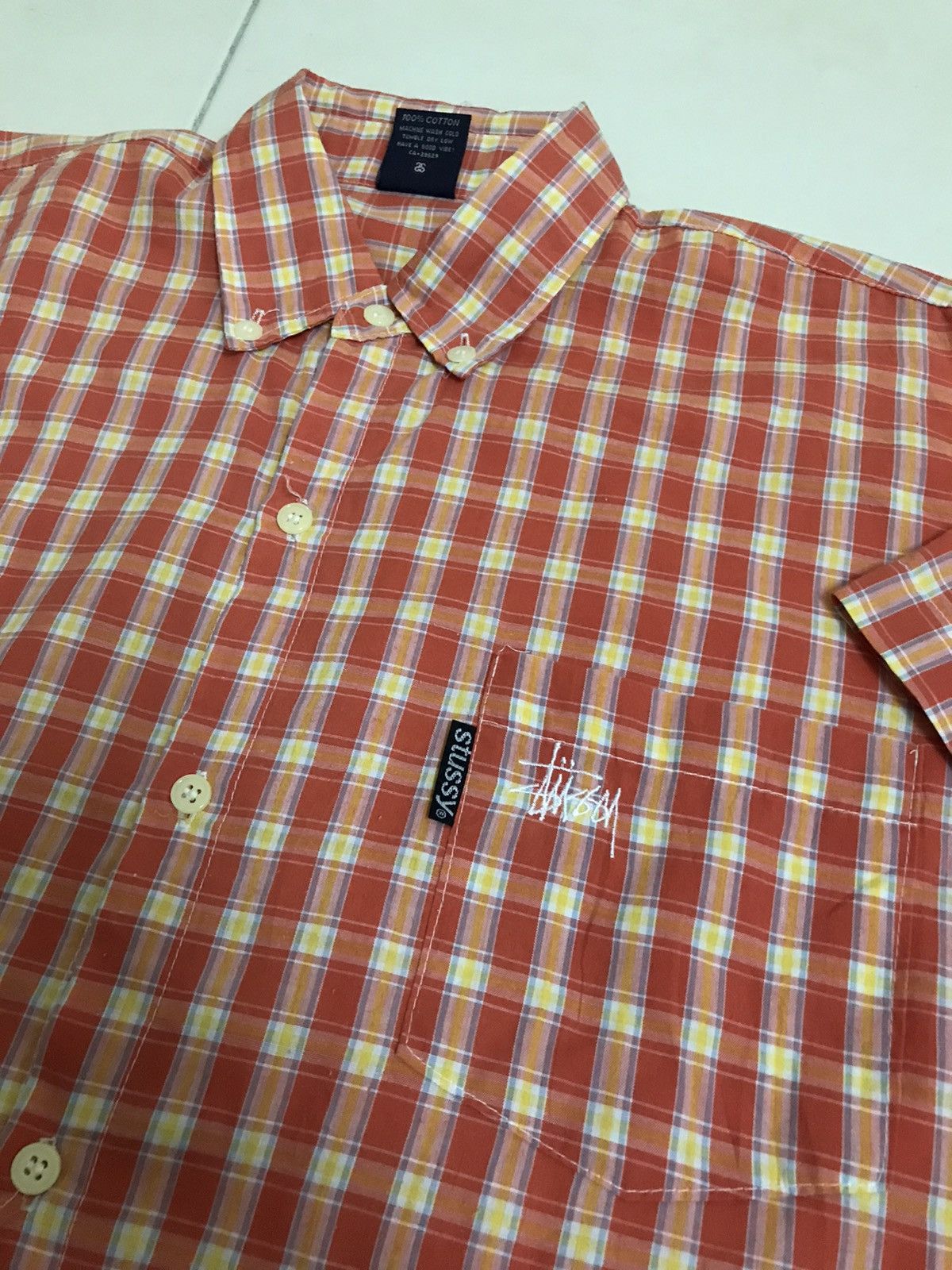 Stussy Vintage Stussy Shirt button Up Made in USA Large Size US L / EU 52-54 / 3 - 8 Thumbnail