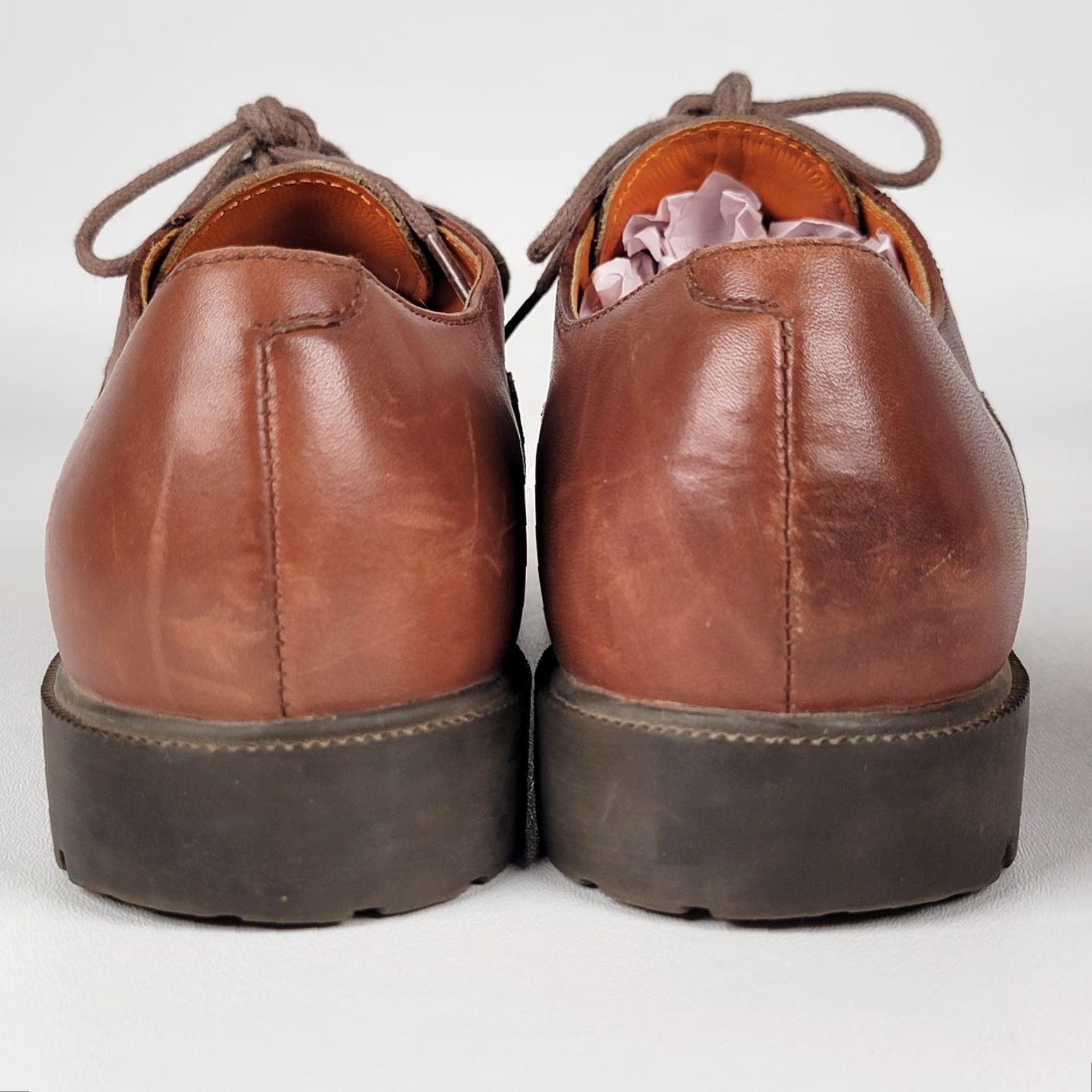 Timberland Timberland Mens Dress Oxford Cap Toe Leather Shoes Brown D Rubber Outsole 9 M Cap Toe 96081 Size ONE SIZE - 6 Thumbnail