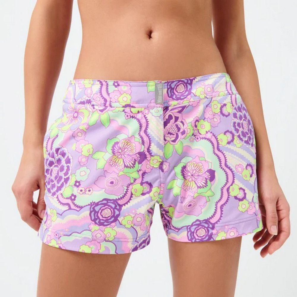 Vilebrequin VILEBREQUIN Ferise pink floral print swim shorts Medium Size 32" / US 10 / IT 46 - 2 Thumbnail