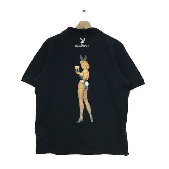 Beams Plus × Playboy Vtg BEAMS JAPAN x PLAYBOY Golf Plus Polo Tee Shirt Playmate Size US M / EU 48-50 / 2 - 1 Thumbnail
