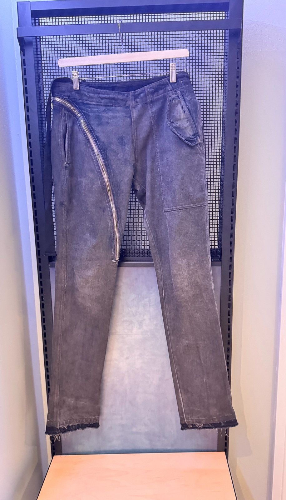 Rick Owens Rick Owens SS09 Hog Wash Air Cut Jeans | Grailed