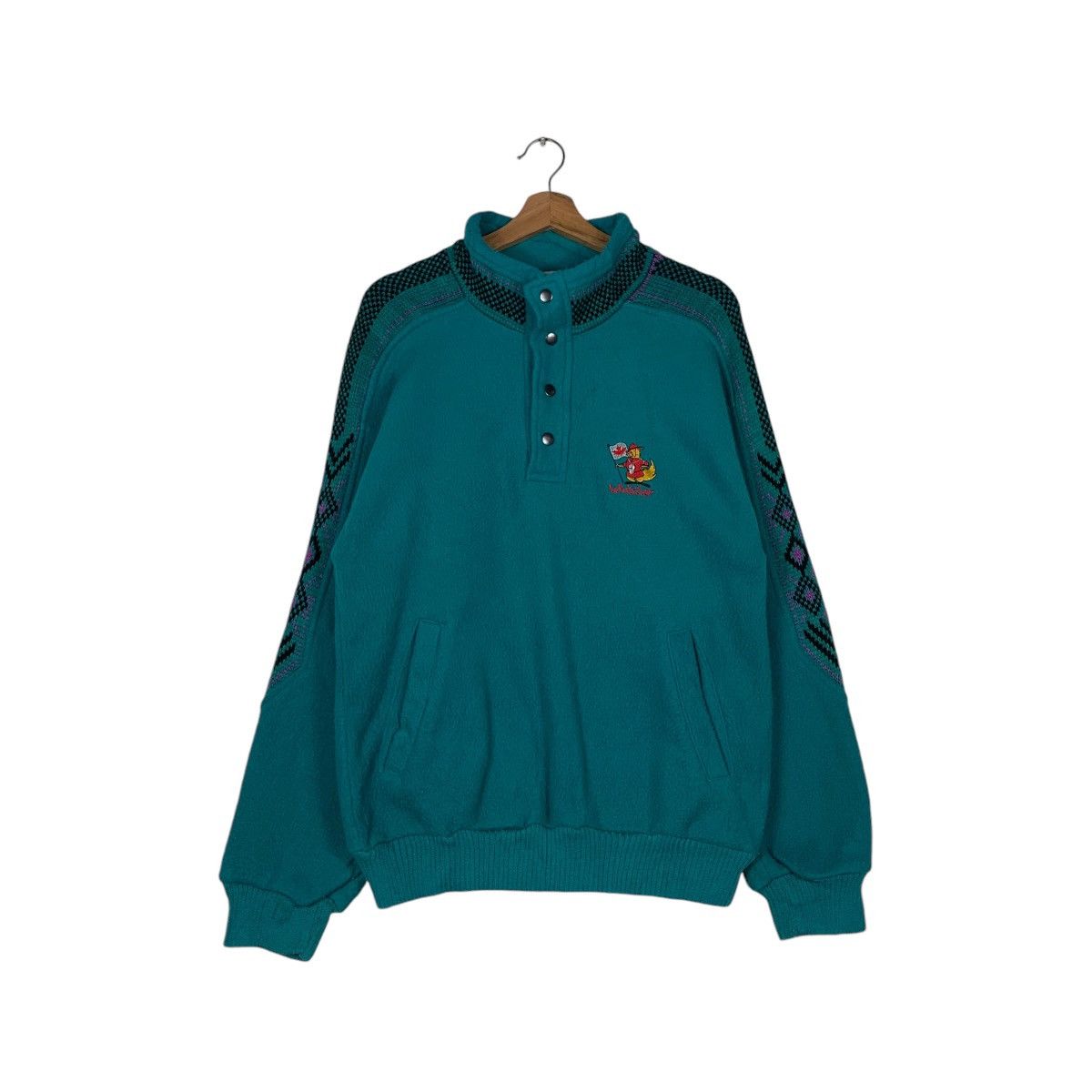 Berg & Berg Berg & Berg Whistler Canada Half Button Fleece #1410-C64 Size US S / EU 44-46 / 1 - 1 Thumbnail