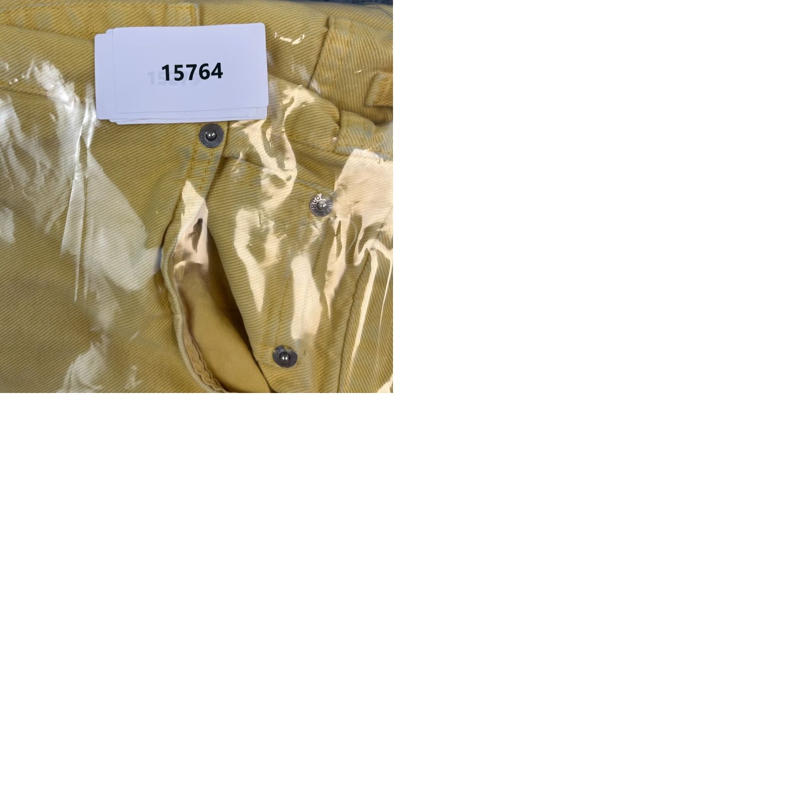 Hugo Boss VINTAGE Hugo Boss Jeans Straight 30 34 Yellow 100% Cotton Denim 5-Pocket Mens Jeans Size US 30 / EU 46 - 9 Thumbnail