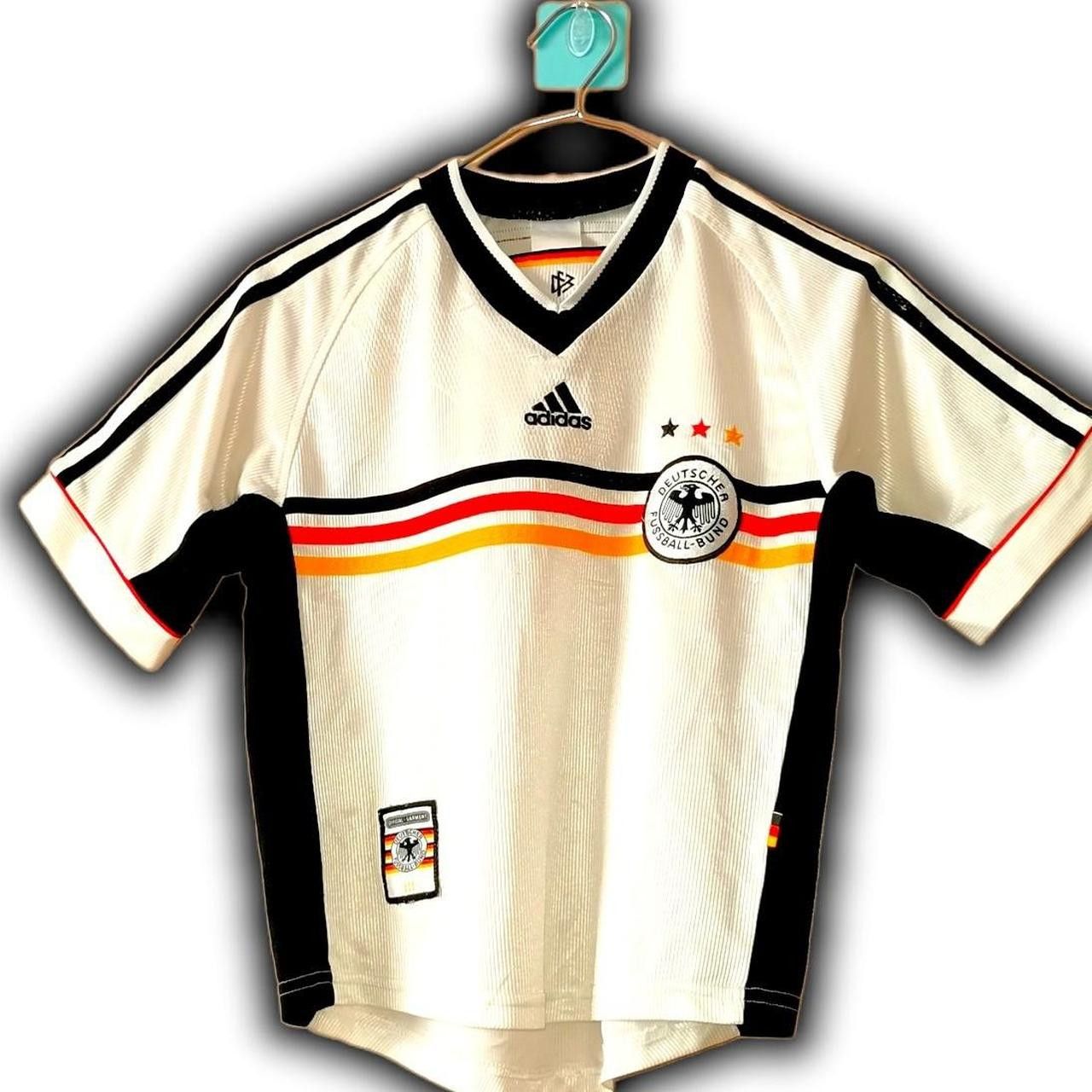 Adidas Germany 1998 1999 Home Shirt Jersey Size US XXS / EU 40 - 3 Thumbnail