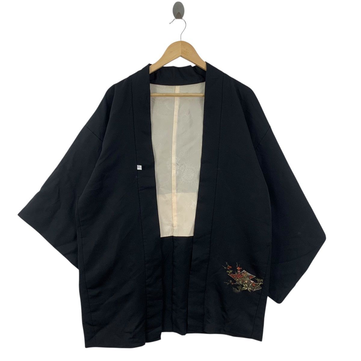 Vintage Vintage 70s KIMONO JAPAN ARTWORK Traditional Geisha Robe Size XXL / US 16-18 / IT 52-54 - 4 Thumbnail