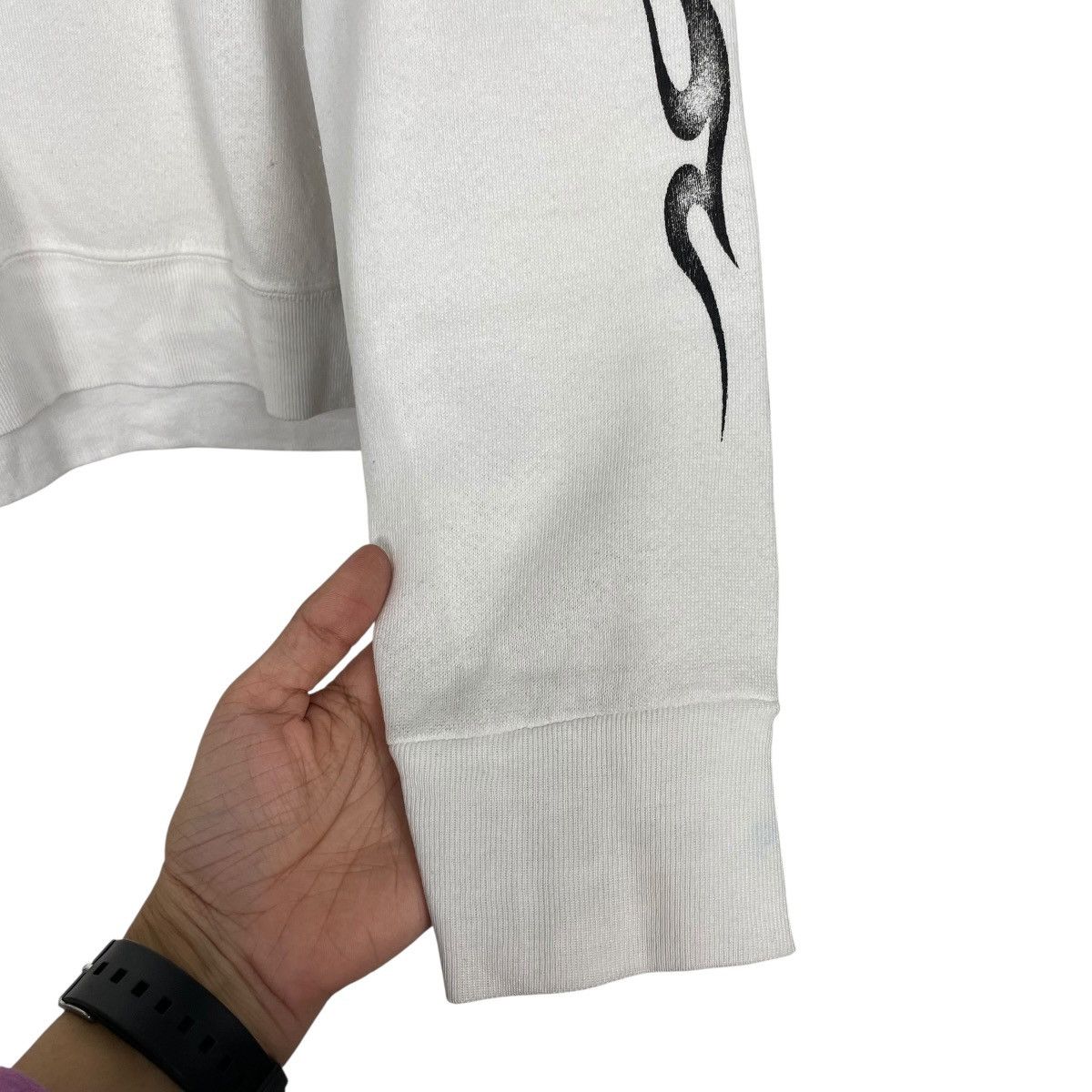 Other Vintage 90s Black Angel Evil Spirit Skull Sweatshirt Size US M / EU 48-50 / 2 - 10 Thumbnail
