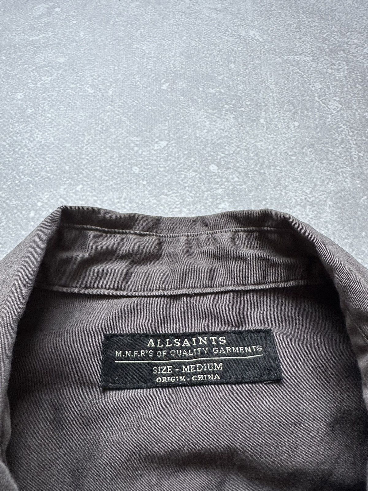 Allsaints shirts for men allsaints medium gray long sleeve Size US M / EU 48-50 / 2 - 3 Thumbnail
