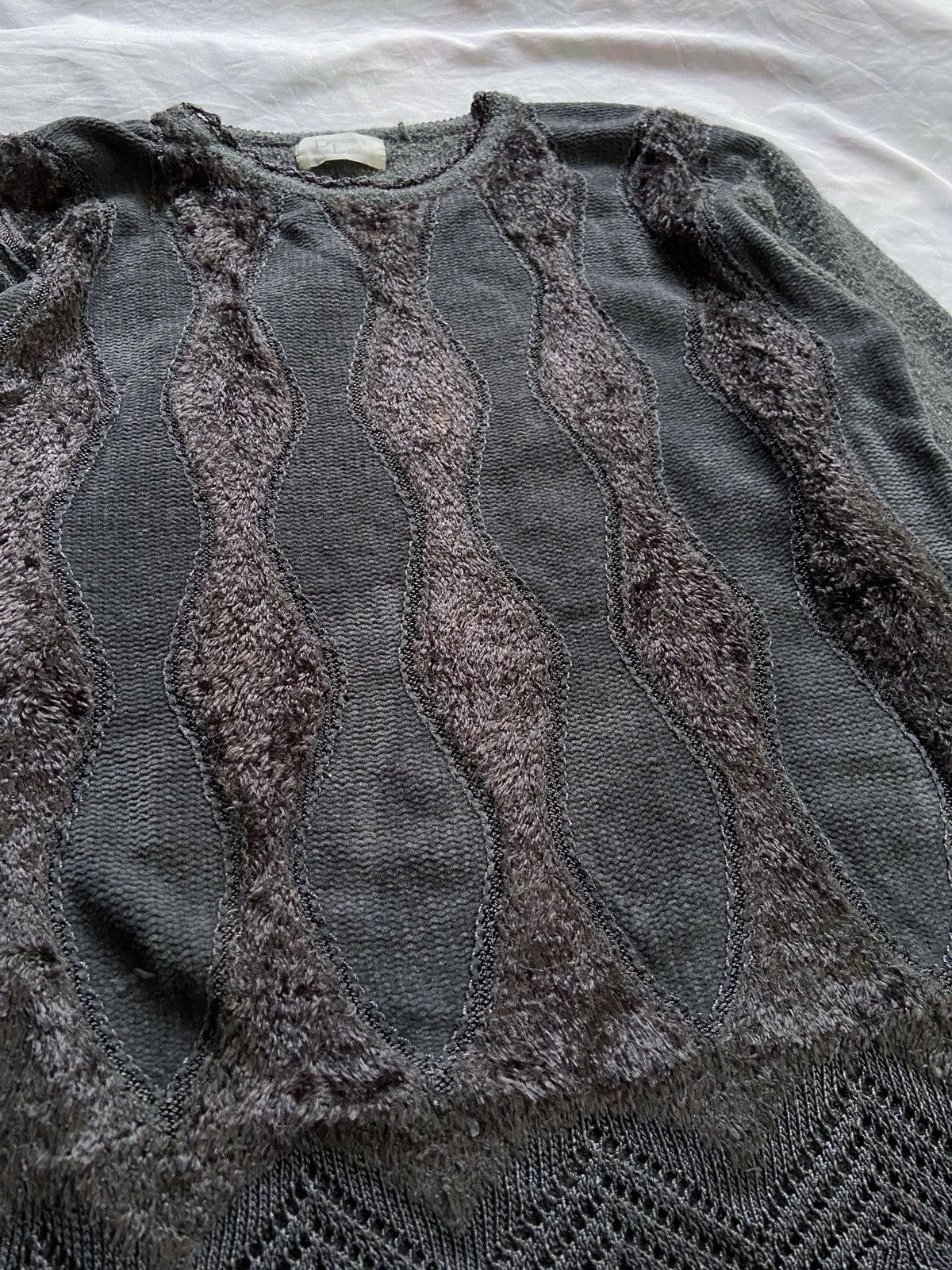 Japanese Brand ICHIOKU JAPAN DESIGNER'S LABEL PATTERN KNIT Size US L / EU 52-54 / 3 - 3 Thumbnail