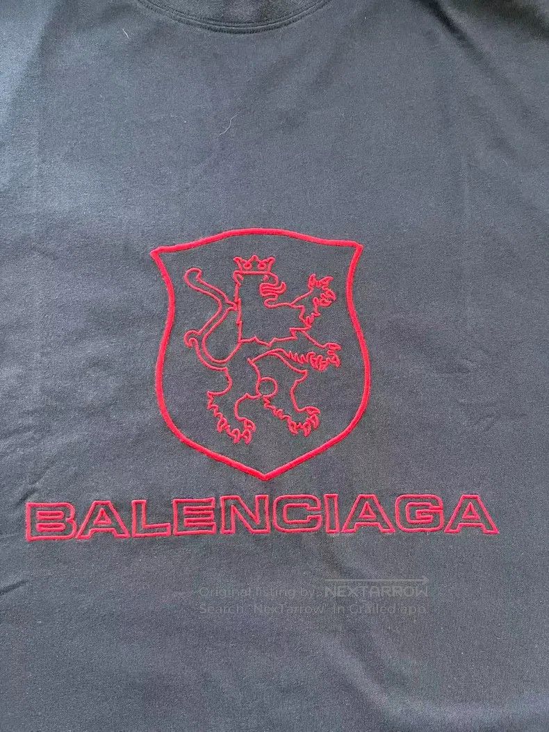 Balenciaga Balenciaga Logo Letter Printed Round Neck Short Sleeve T-S Size US XXL / EU 58 / 5 - 3 Thumbnail