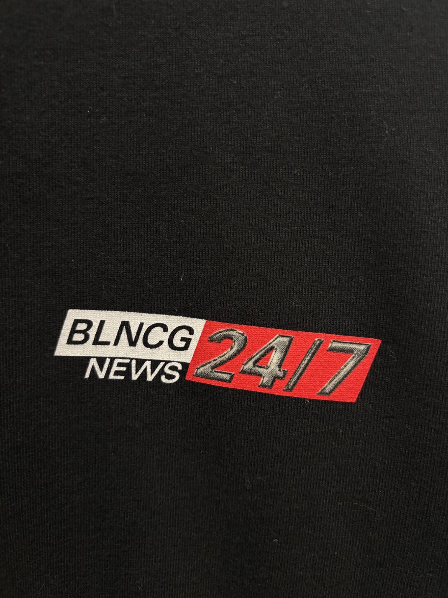 Balenciaga Balenciaga Logo-Print Oversize T-shirt Black Size US S / EU 44-46 / 1 - 2 Thumbnail