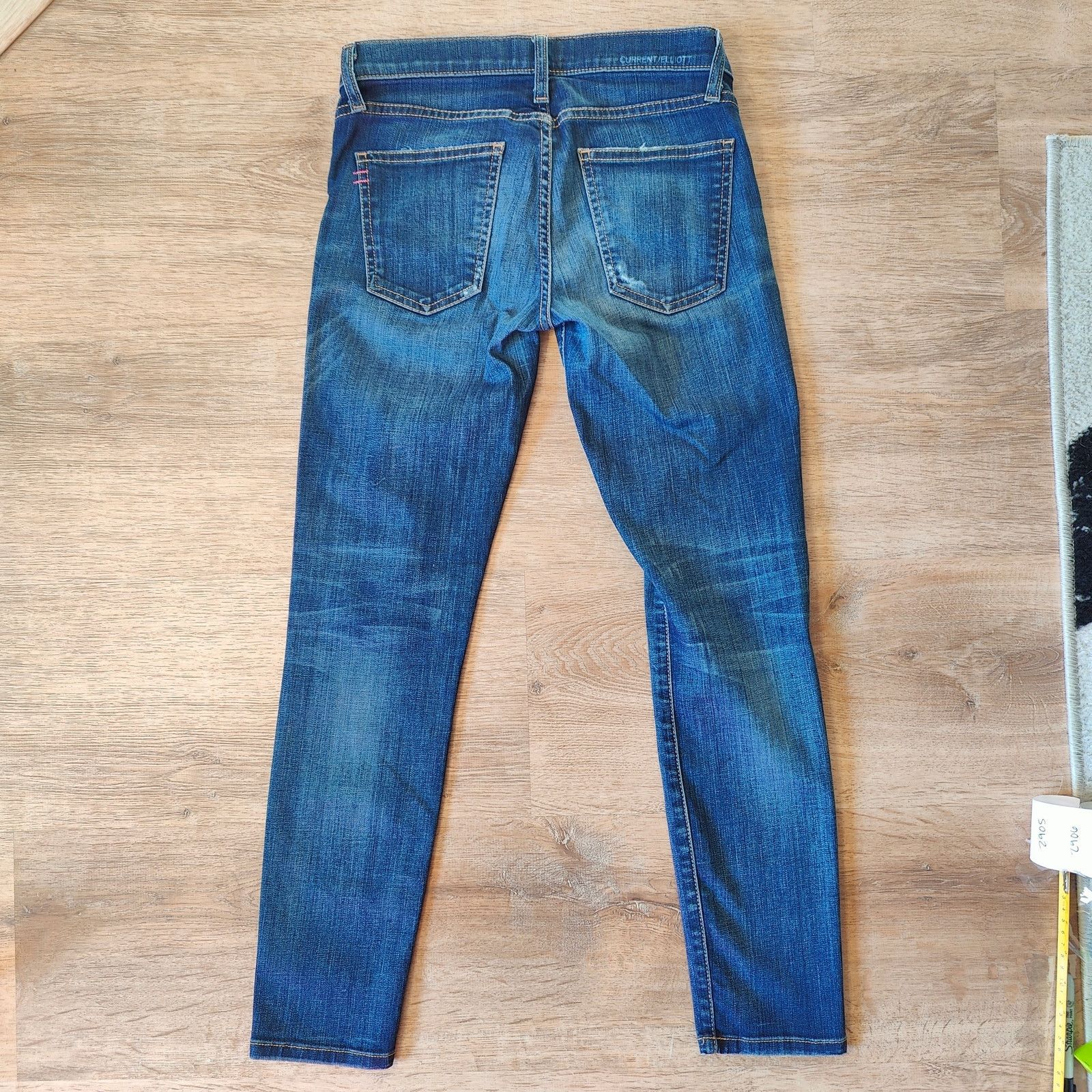 Other Hatch x Current Elliott Maternity Stiletto Jeans Womens 25 Size 25" / US 0 / IT 36 - 3 Thumbnail