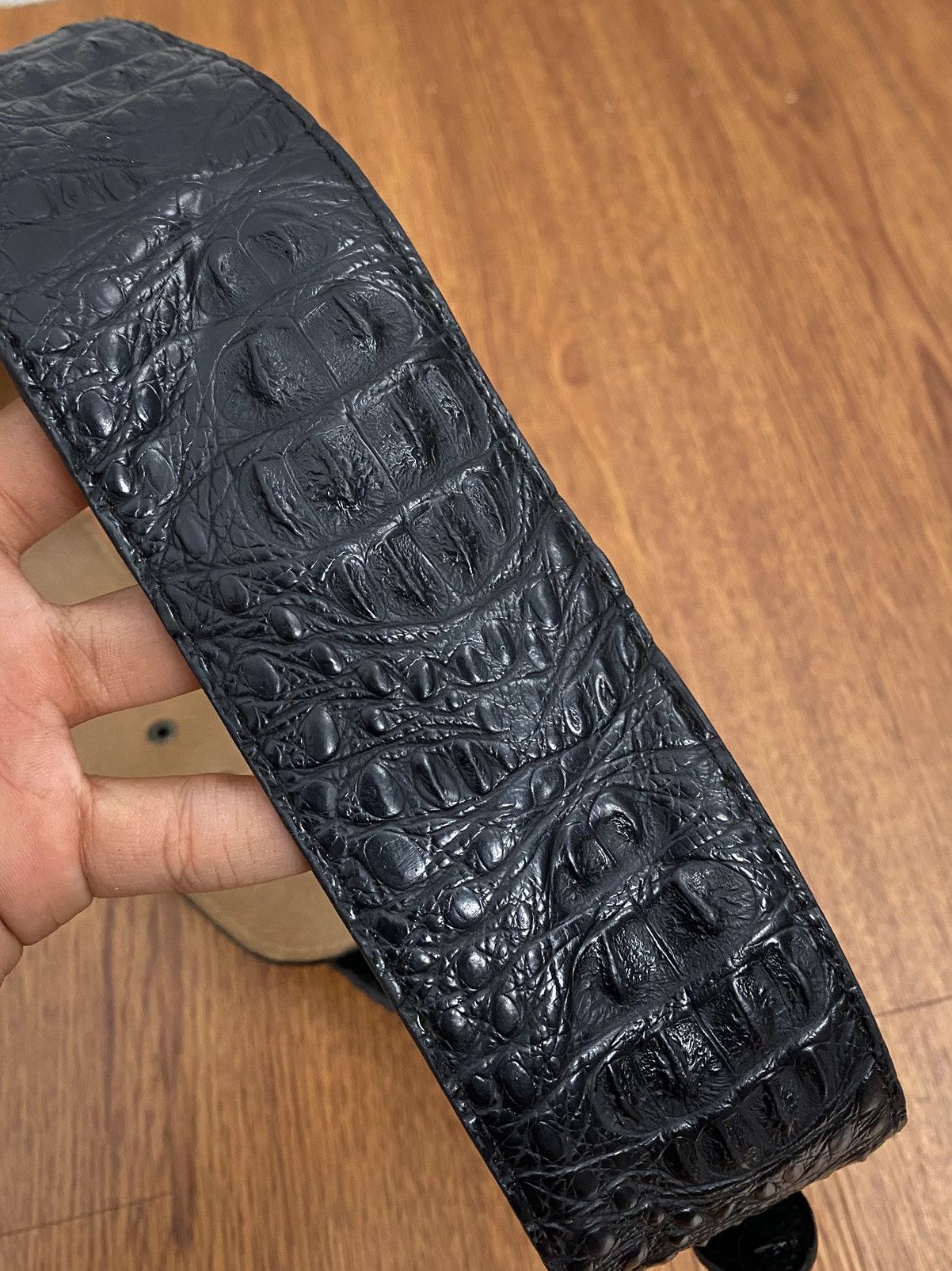 If Six Was Nine × Japanese Brand × KMRii Black alligator belt Size ONE SIZE - 2 Thumbnail