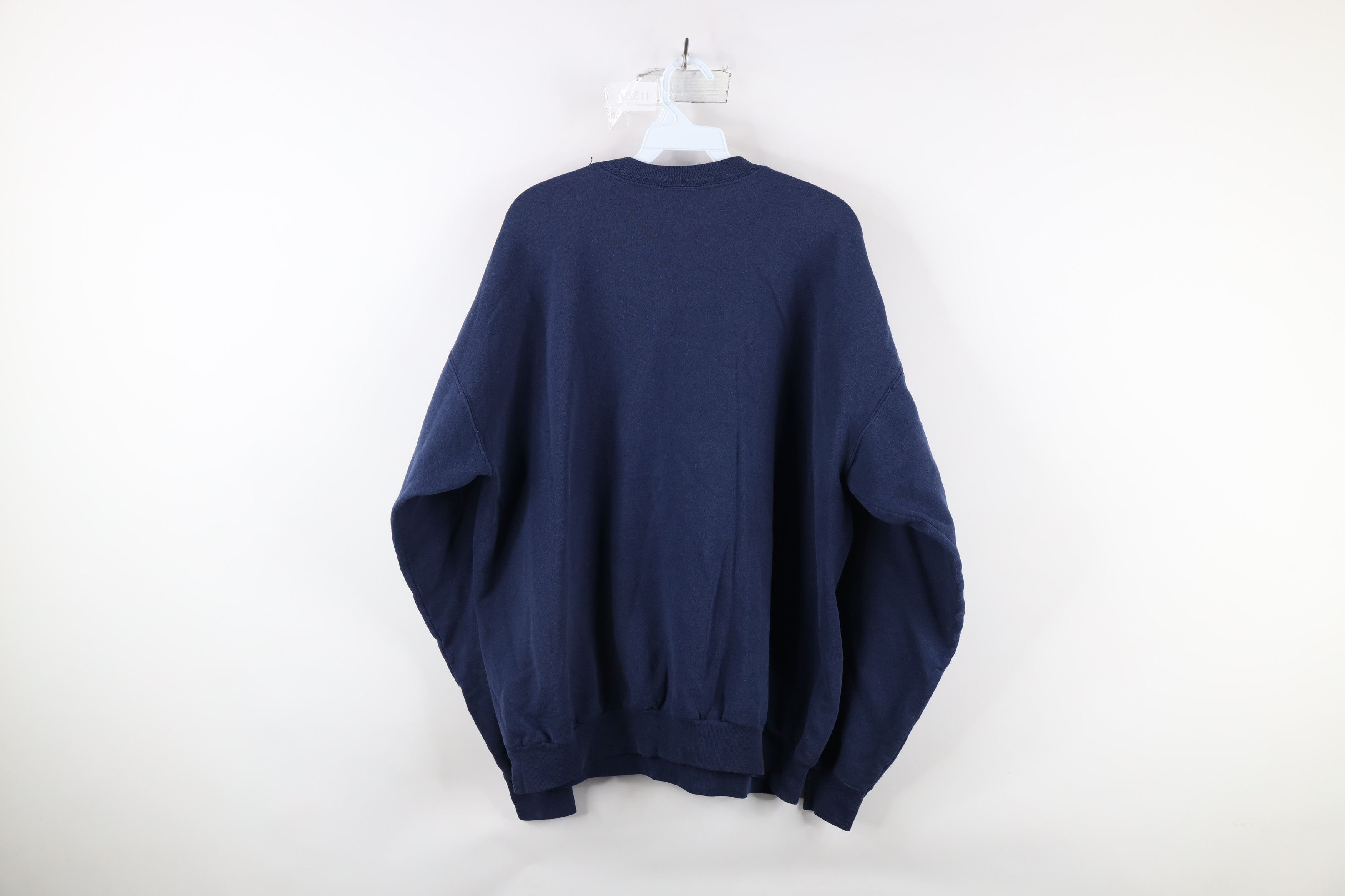 Disney × Vintage Vintage 90s Disney Spell Out Mickey Mouse Sweatshirt Blue Size XXL / US 16-18 / IT 52-54 - 10 Thumbnail