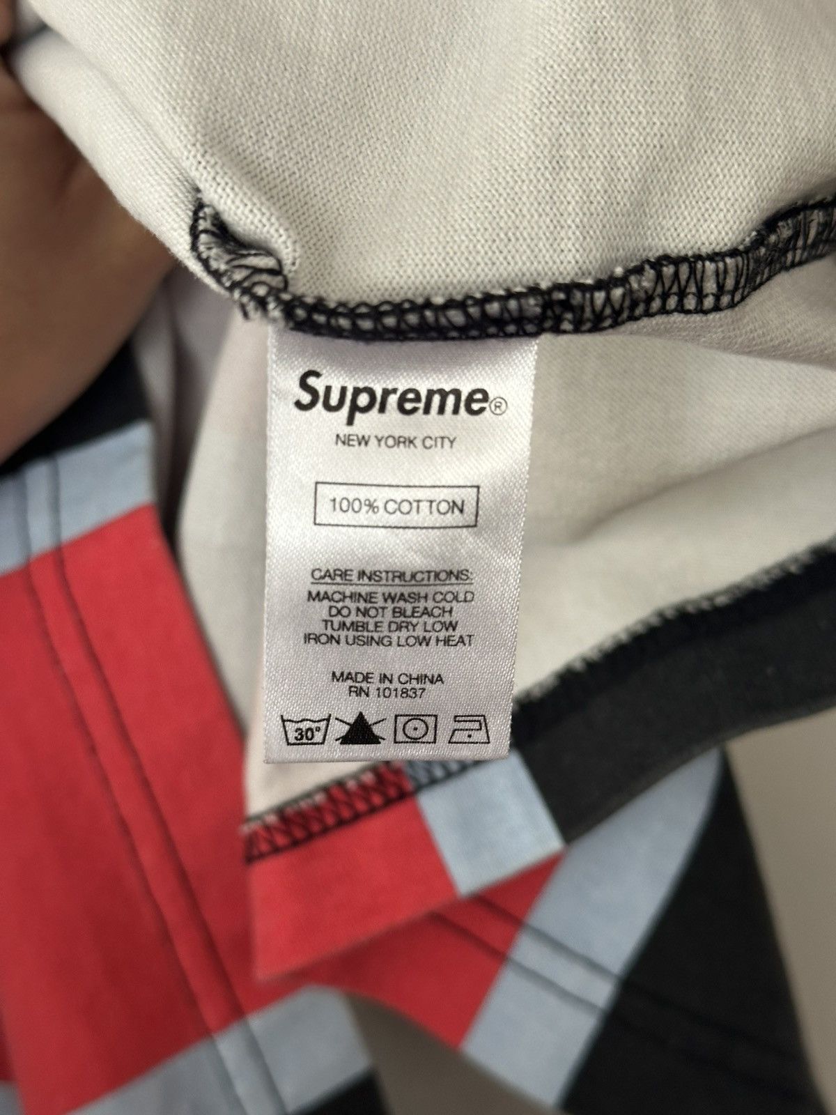 Supreme Supreme Stripe S/S Rugby Size US M / EU 48-50 / 2 - 6 Thumbnail