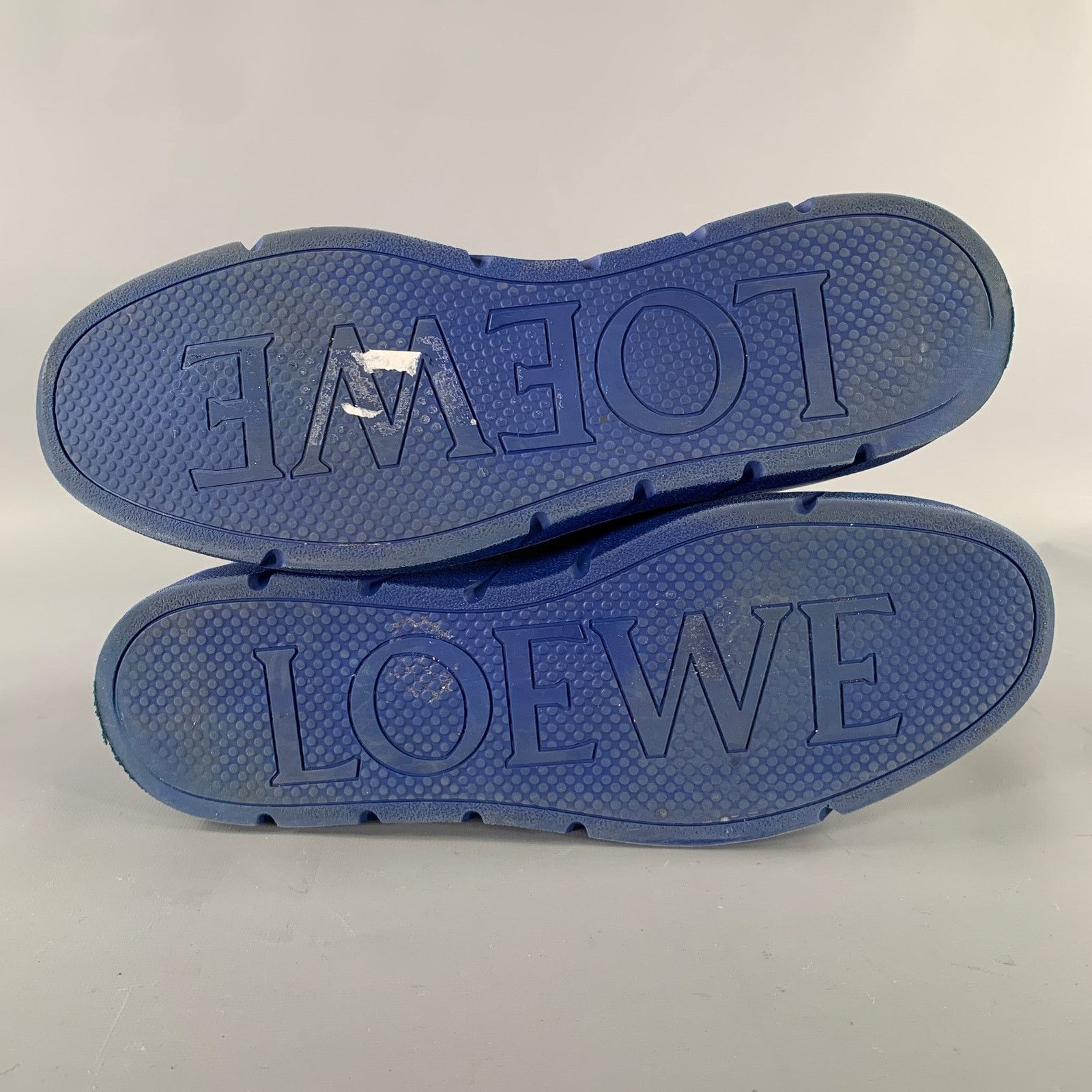 Loewe LOEWE Size 9 Blue Black Color Block Leather Athletic Sneaker Size US 9 / EU 42 - 6 Thumbnail