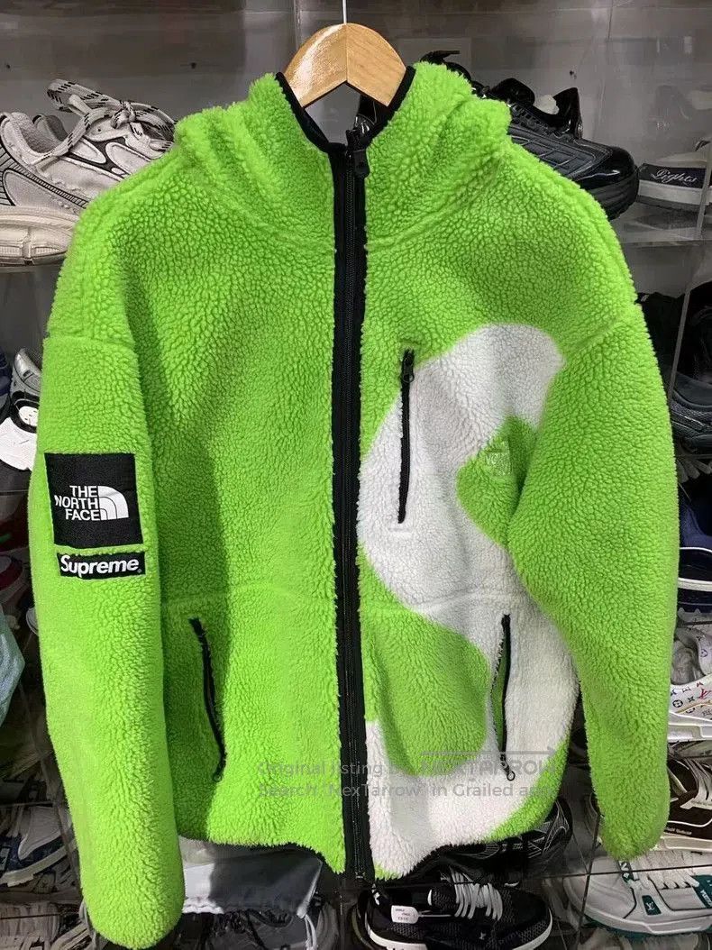 Supreme Supreme The North Face Green Fleece Jacket. Size US XL / EU 56 / 4 - 1 Thumbnail