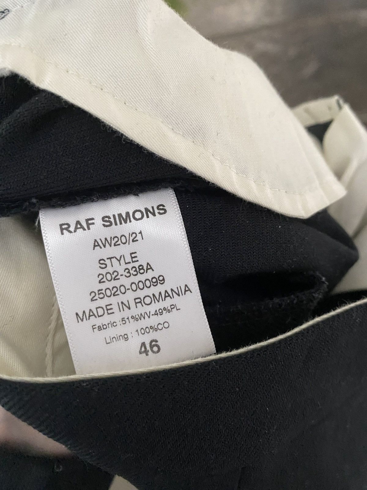 Raf Simons Raf Simons Trouser size 46 Size US 28 / EU 44 - 5 Thumbnail