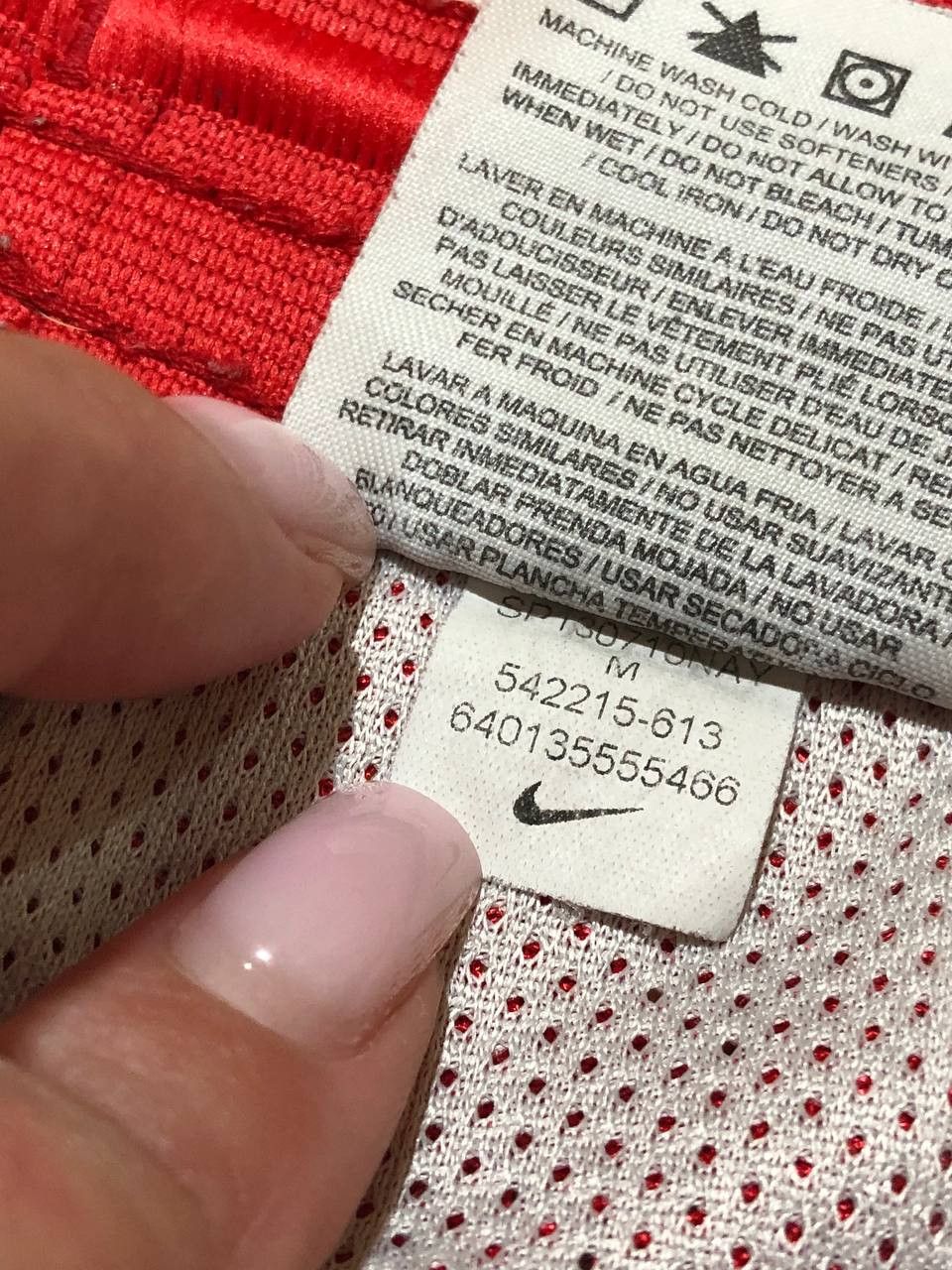 Nike streetwear shorts red NIKE logo Vintage crazy Y2K size M Size 32" / US 10 / IT 46 - 3 Thumbnail