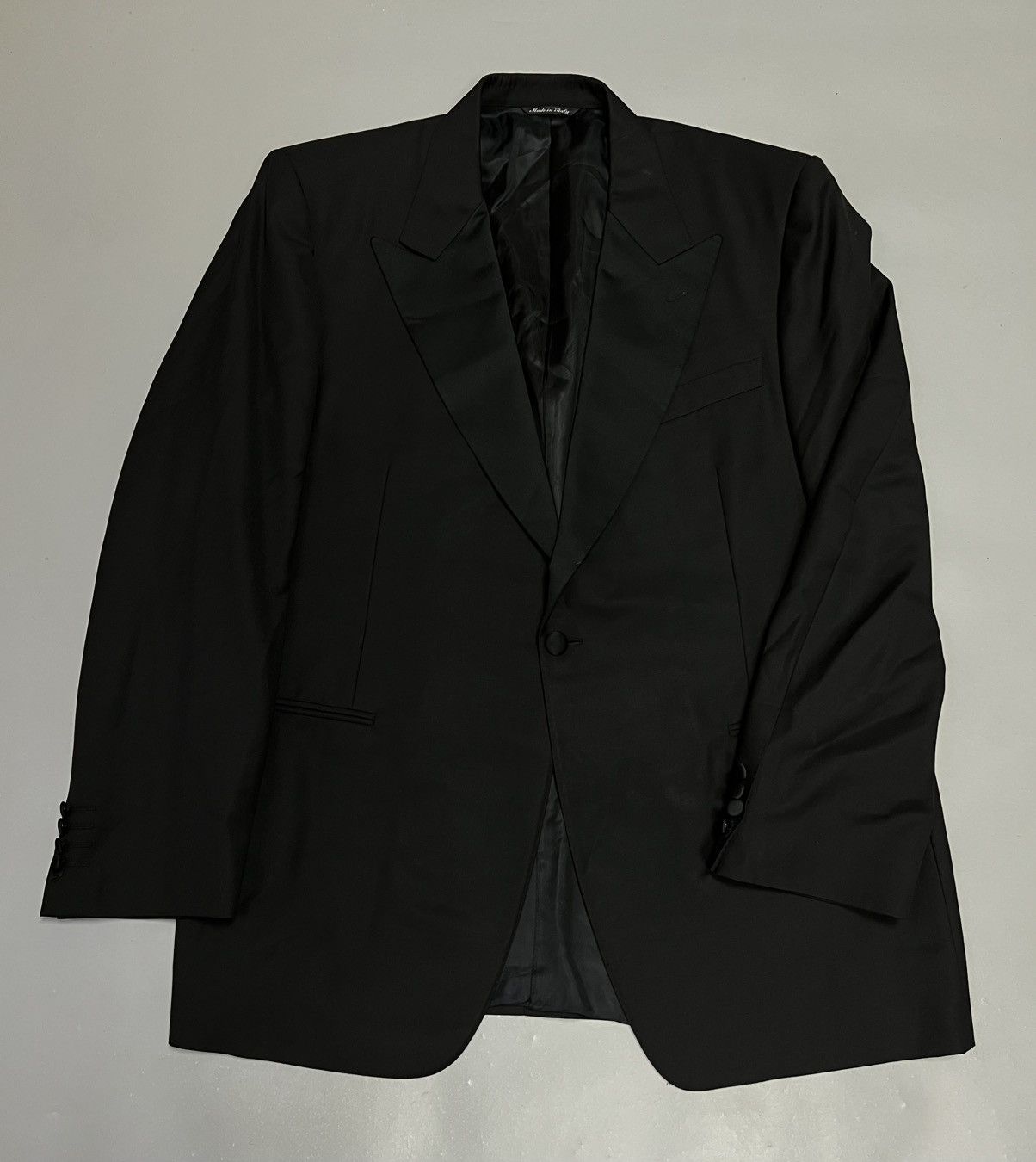 Canali Canali Suit Two Piece Suit Blazer one button + pants black Size 52L - 2 Thumbnail