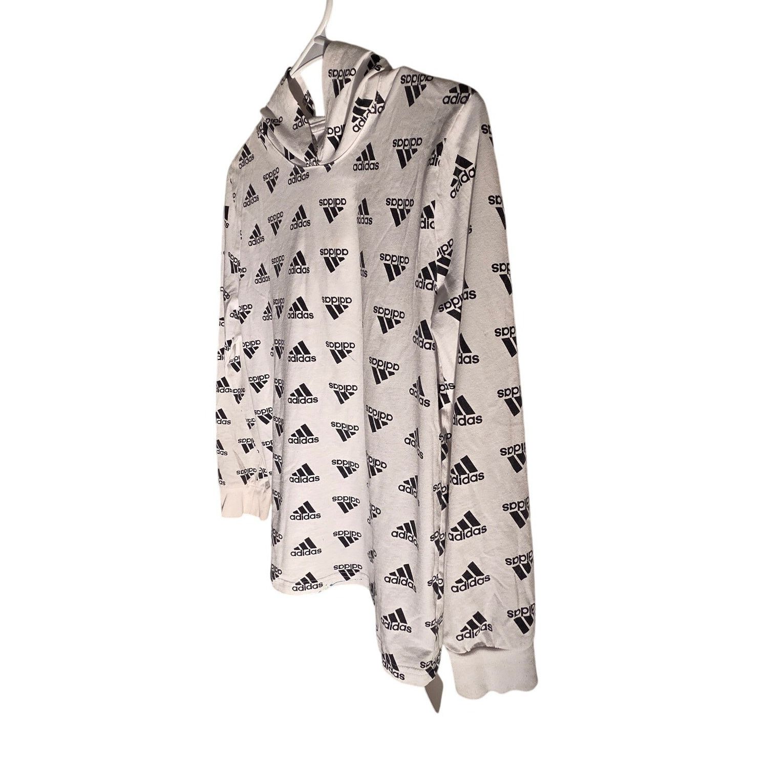Adidas Adidas Monogram Black&White LongSleeveShirt Hoodie-kids10/12 Size US S / EU 44-46 / 1 - 3 Thumbnail