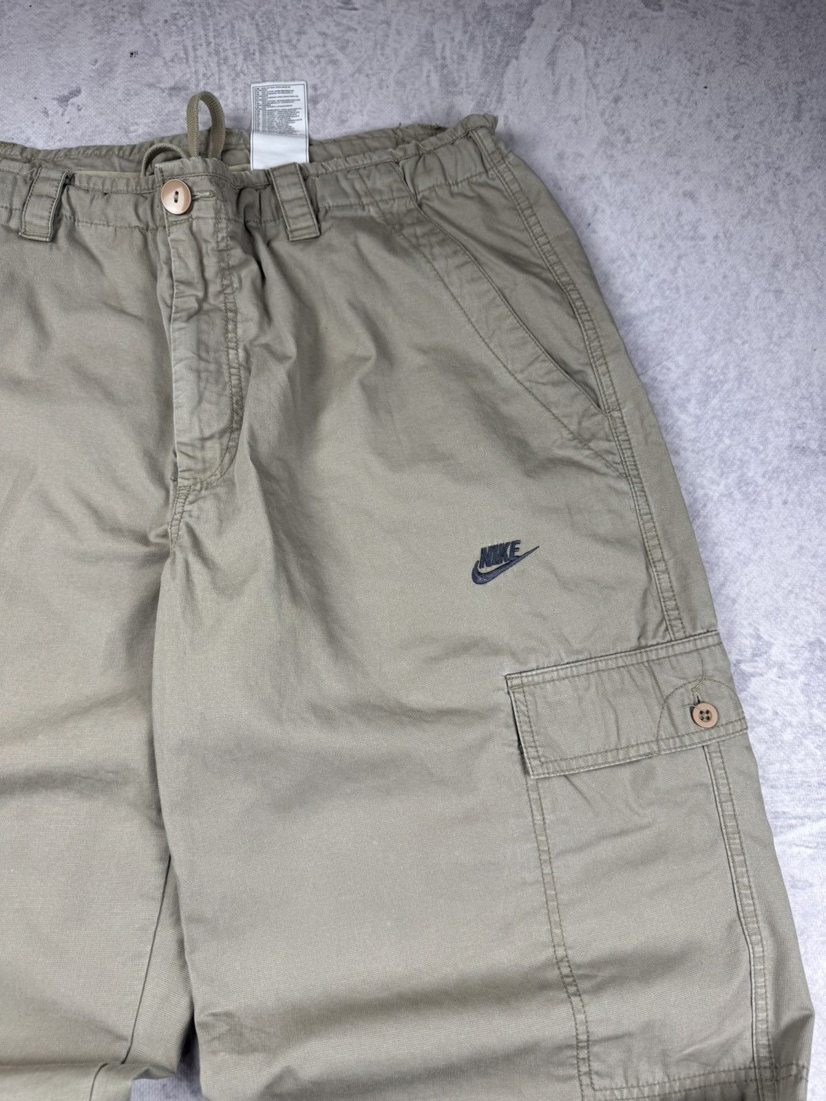 Nike × Vintage NIKE CARGO VINTAGE BASIC LOGO OVERSIZE BAGGY PANTS Size US 34 / EU 50 - 5 Thumbnail