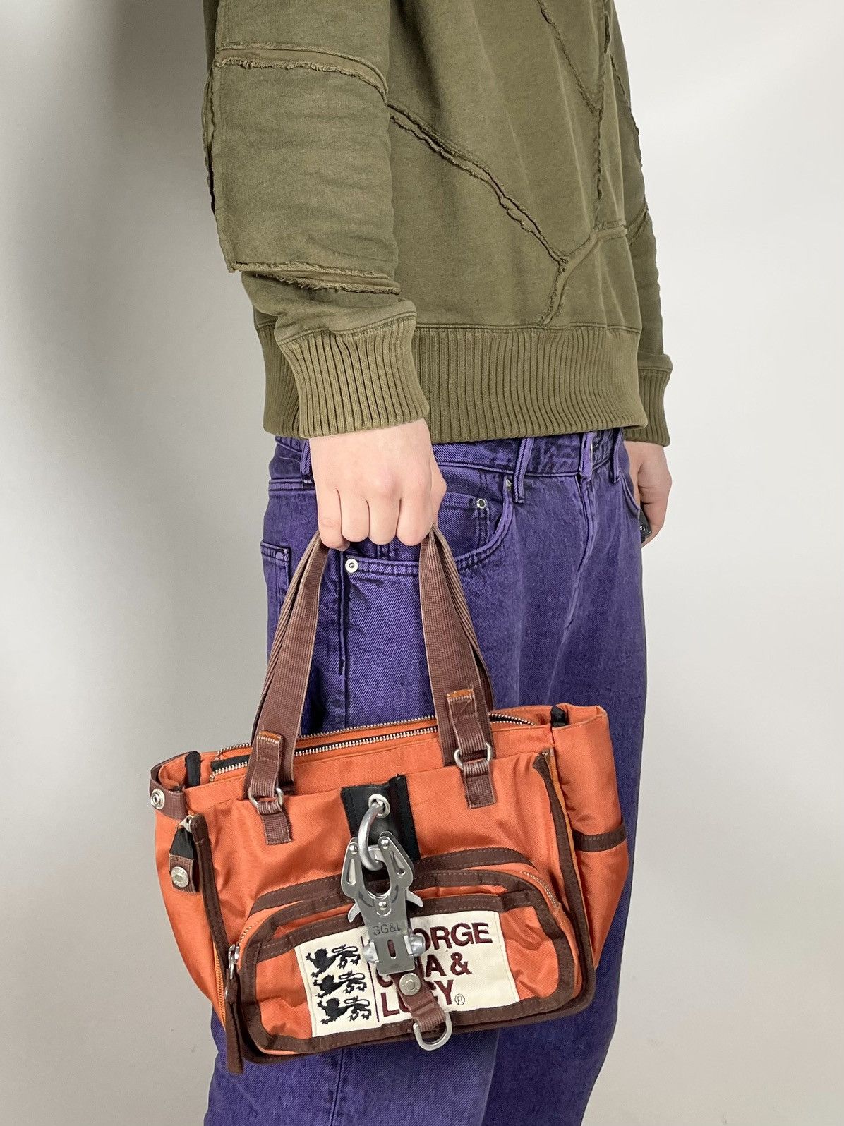Japanese Brand George Gina & Lucy Vintage Orange Alyx Carabiner Bag GGL Size ONE SIZE - 1 Thumbnail