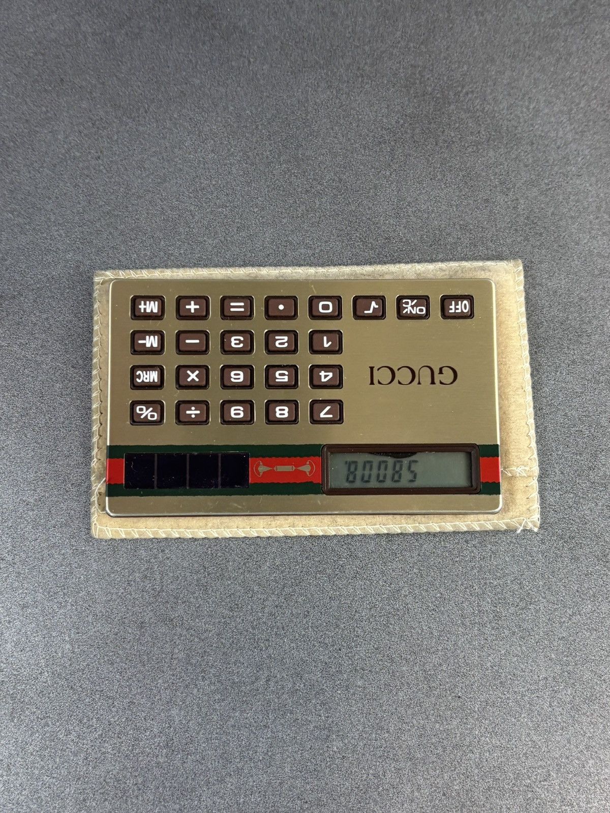 Gucci Vintage Gucci Calculator 1980s Gucci Home Gift 70s Novelty Size ONE SIZE - 2 Thumbnail