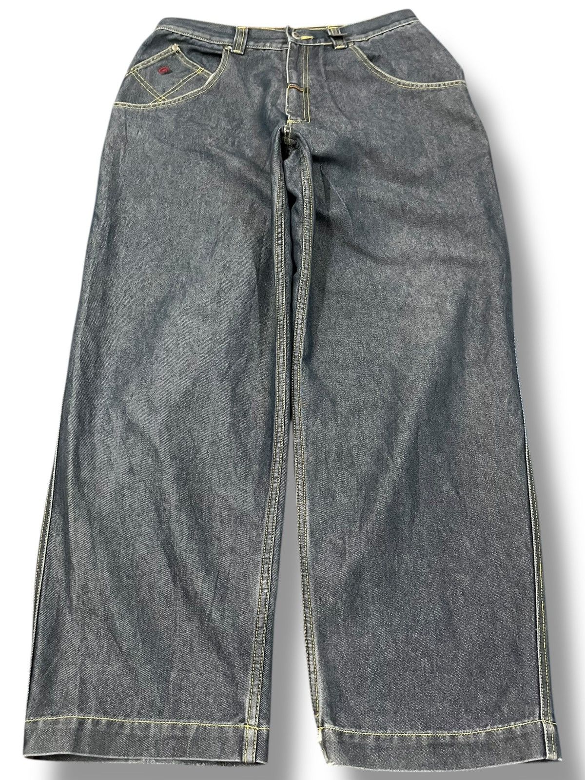 JNCO × Massive Vintage Freaky Massive Bob Baggy Jnco Style Denim Size US 33 - 1 Thumbnail