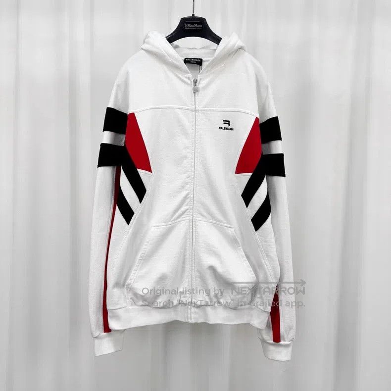 Balenciaga Balenciaga Double Hook Embroidered Letter Zip-Up Jacket Size US L / EU 52-54 / 3 - 1 Thumbnail