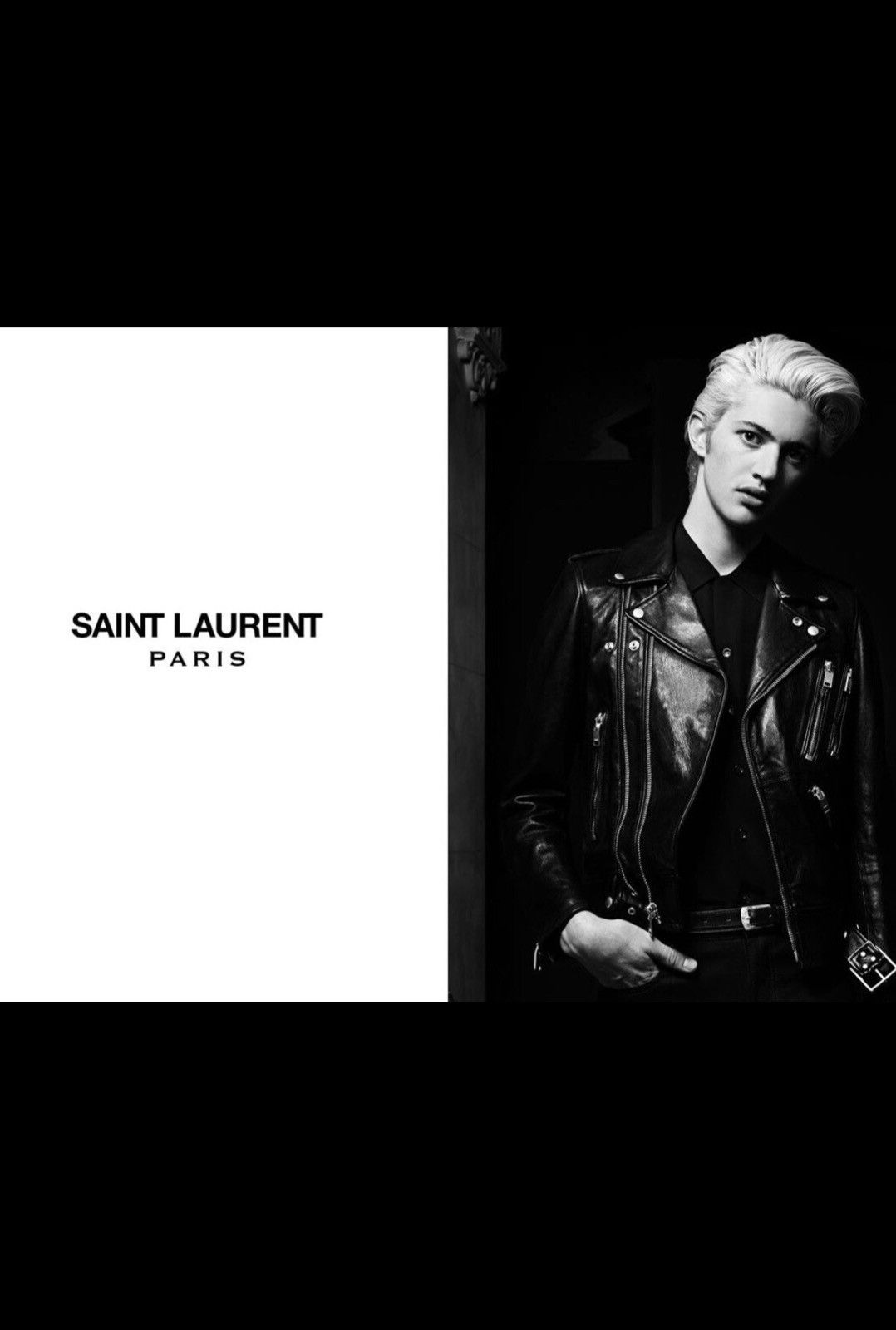 Saint Laurent Paris Saint Laurent SLP 2014FW L17 Moto Leather Jacket Size US M / EU 48-50 / 2 - 8 Thumbnail