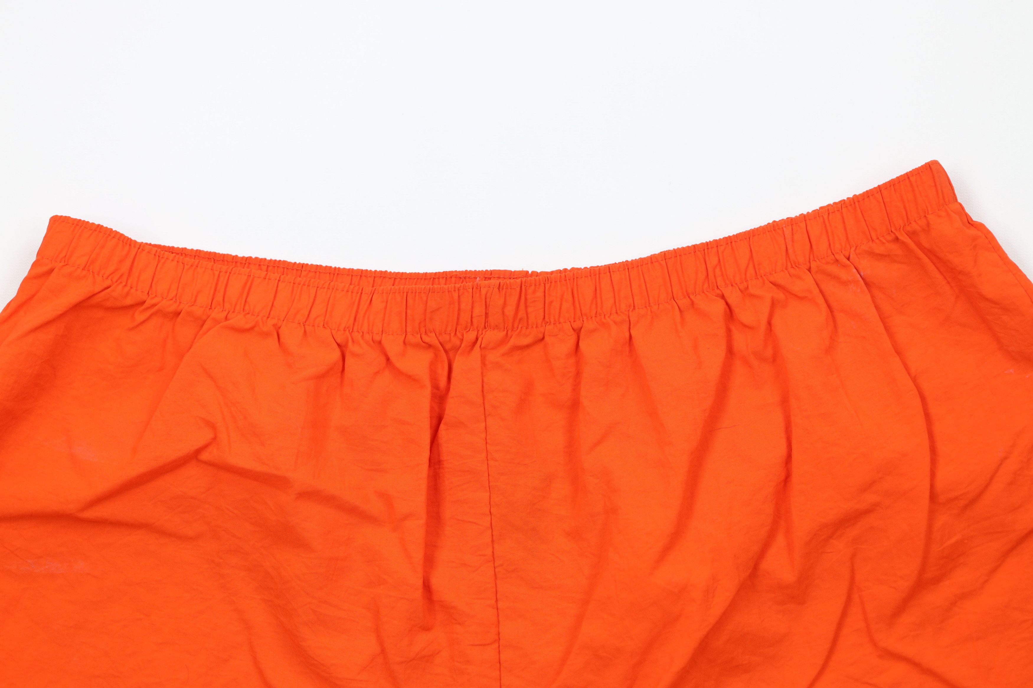 Vintage Vintage 90s Streetwear Knee Soccer Shorts Baggies Orange USA Size 32" / US 10 / IT 46 - 2 Thumbnail