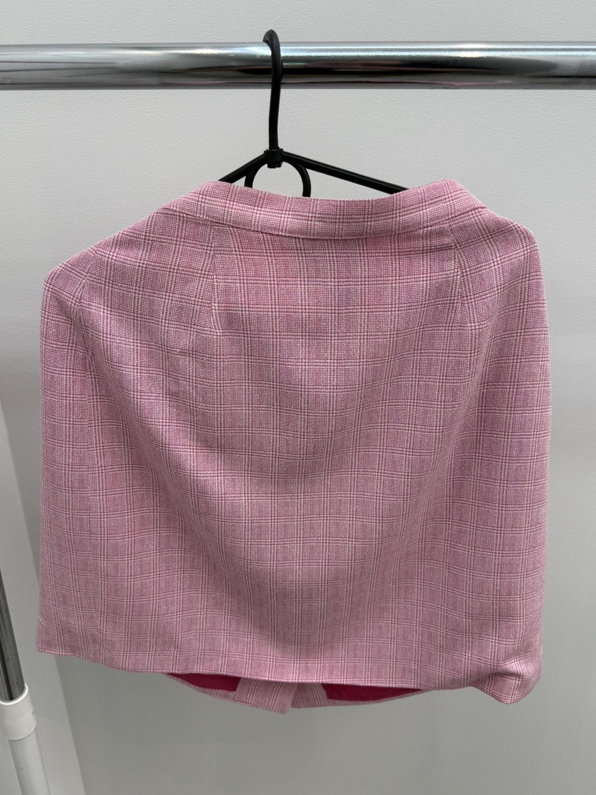 Versace Jeans Couture Vintage Archive Versace Jeans Couture Pink Check Belt Skirt Size 30" / US 8 / IT 44 - 9 Thumbnail
