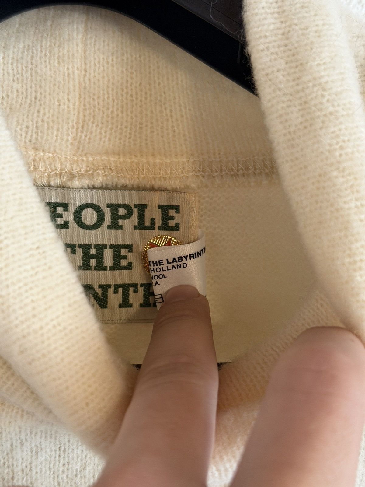 The People Of The Labyrinths The People Of the Labyrinths Rare Streetwear Holland Wool Un Size US XL / EU 56 / 4 - 8 Thumbnail