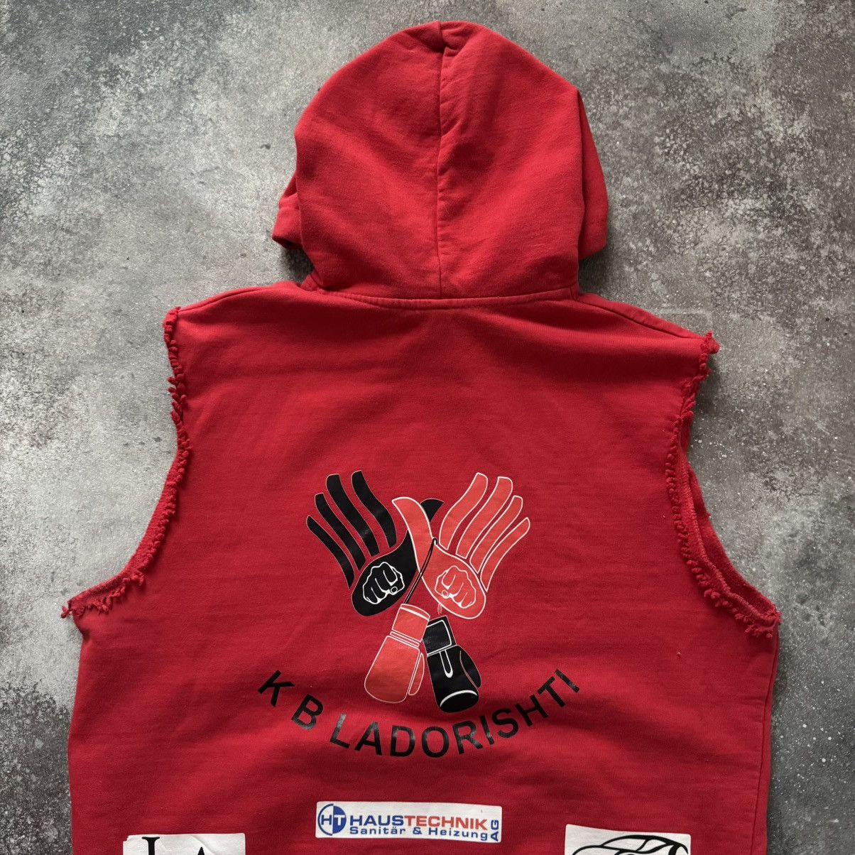 Kanye West × Vintage KANYE VIBE ALBANIA Y2K DISTRESSED HOODED TOP Size US L / EU 52-54 / 3 - 10 Thumbnail