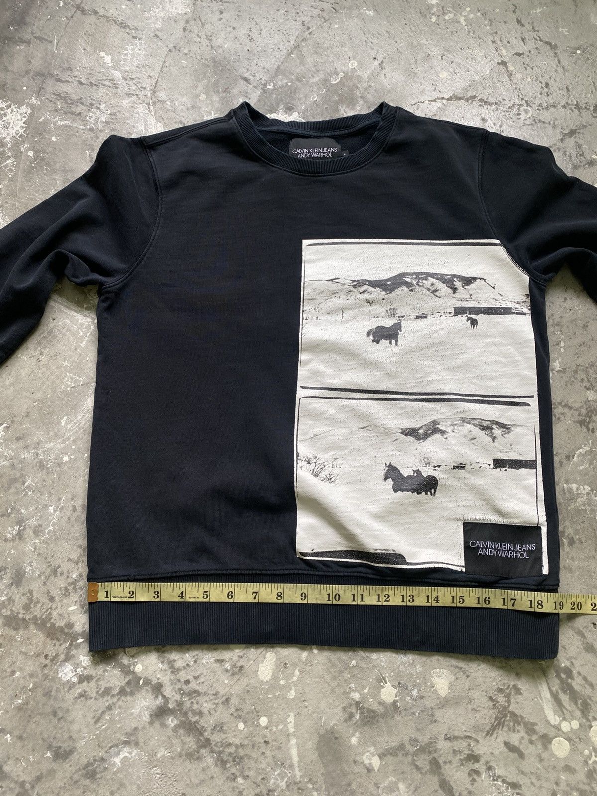 Calvin Klein Calvin Klein X Andy Warhol By Raff Simons Art Pullover Size US L / EU 52-54 / 3 - 12 Thumbnail