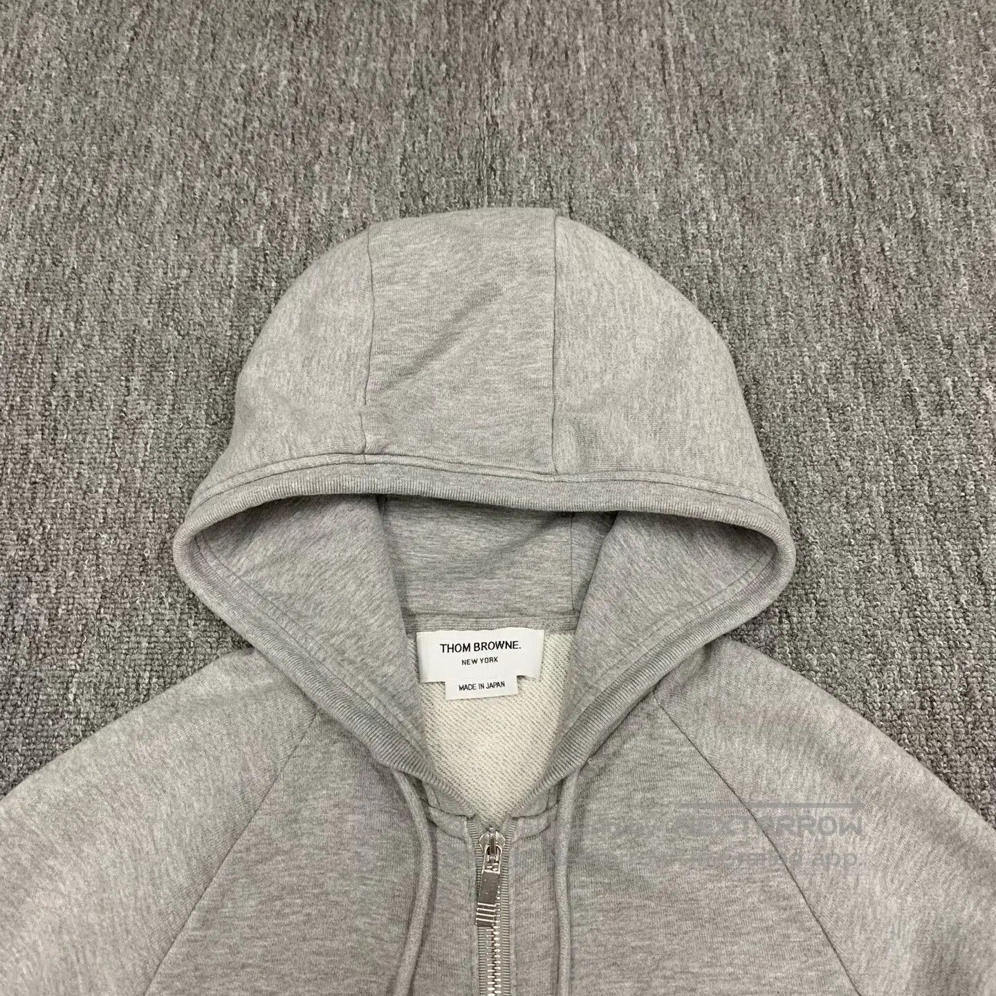 Thom Browne thom browne gray stripe zip. Size US M / EU 48-50 / 2 - 9 Thumbnail
