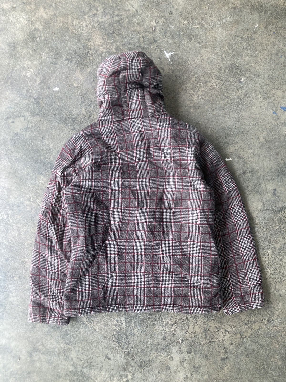Japanese Brand Lock Heaven Plaid Fleece Lined Tartan Utility Jacket Size US L / EU 52-54 / 3 - 7 Thumbnail