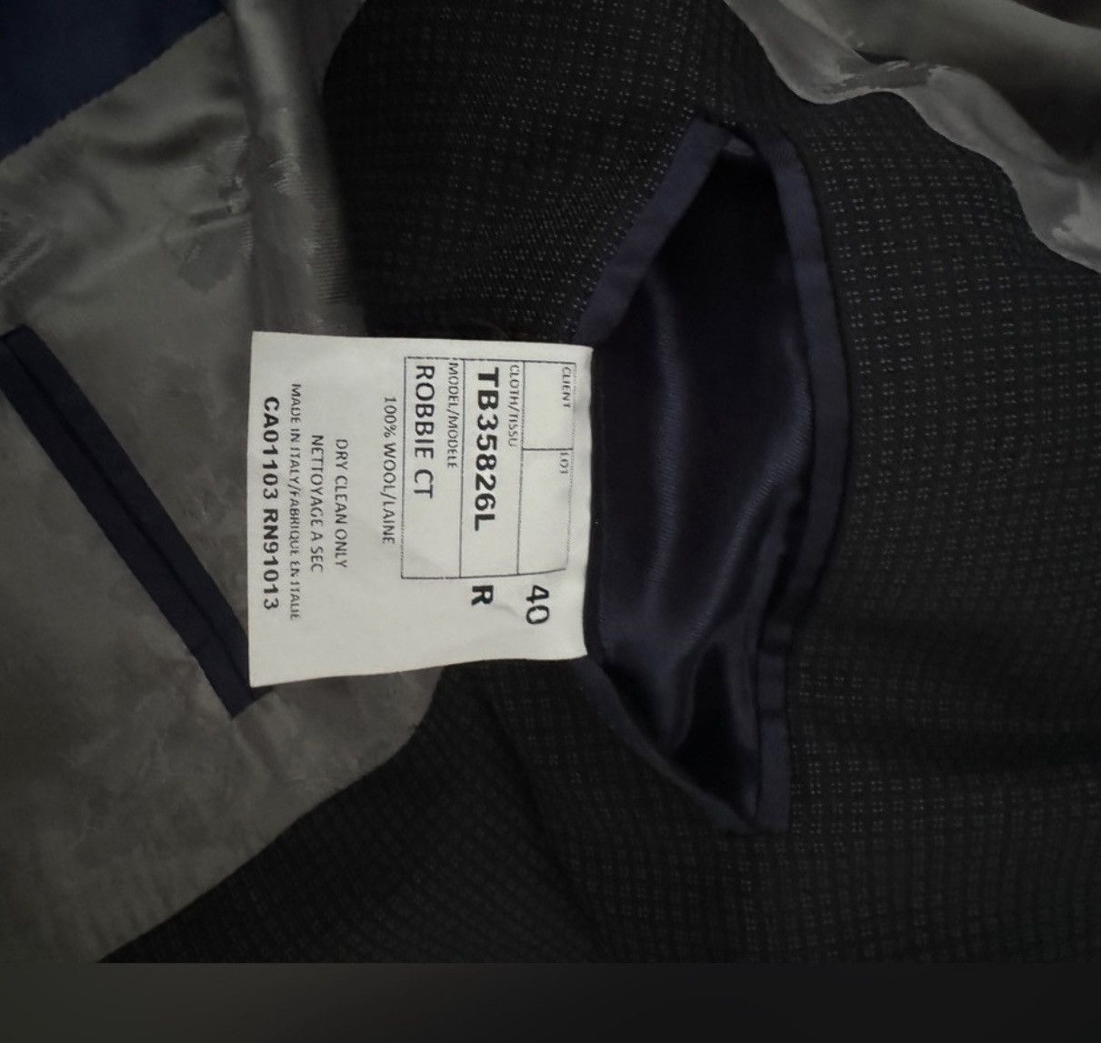 Ted Baker Ted Baker London Robbie Peak Lapel Plaid Wool Blazer Jacket Size 40R - 11 Thumbnail