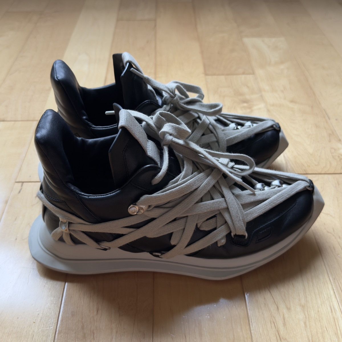 Rick Owens Rick Owens Megalace Sneakers 39 Size US 9 / IT 39 - 2 Thumbnail