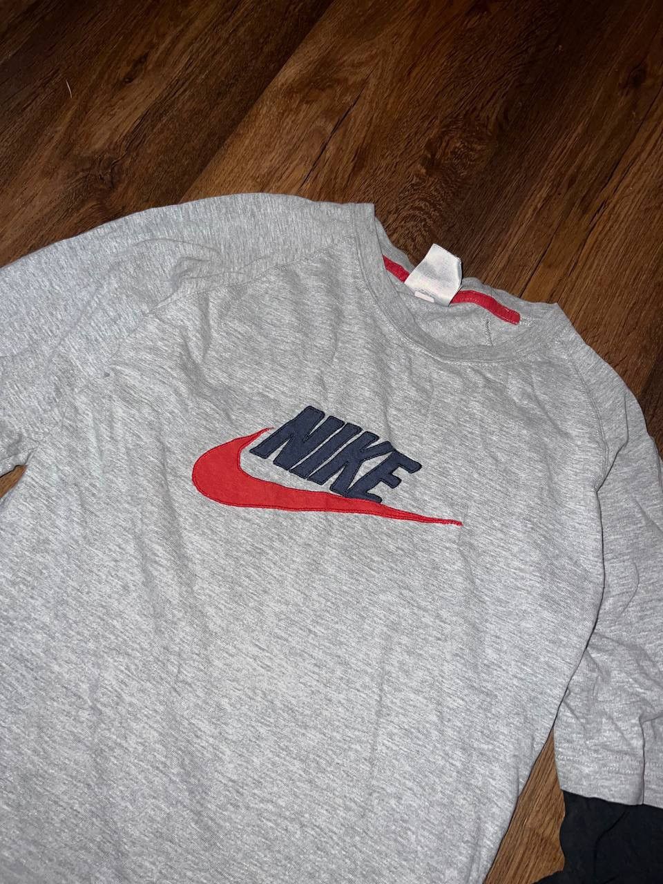Nike × Vintage Sweatshirt Nike Vintage Big Central Logo 90s Outdoor Style Size US M / EU 48-50 / 2 - 3 Thumbnail